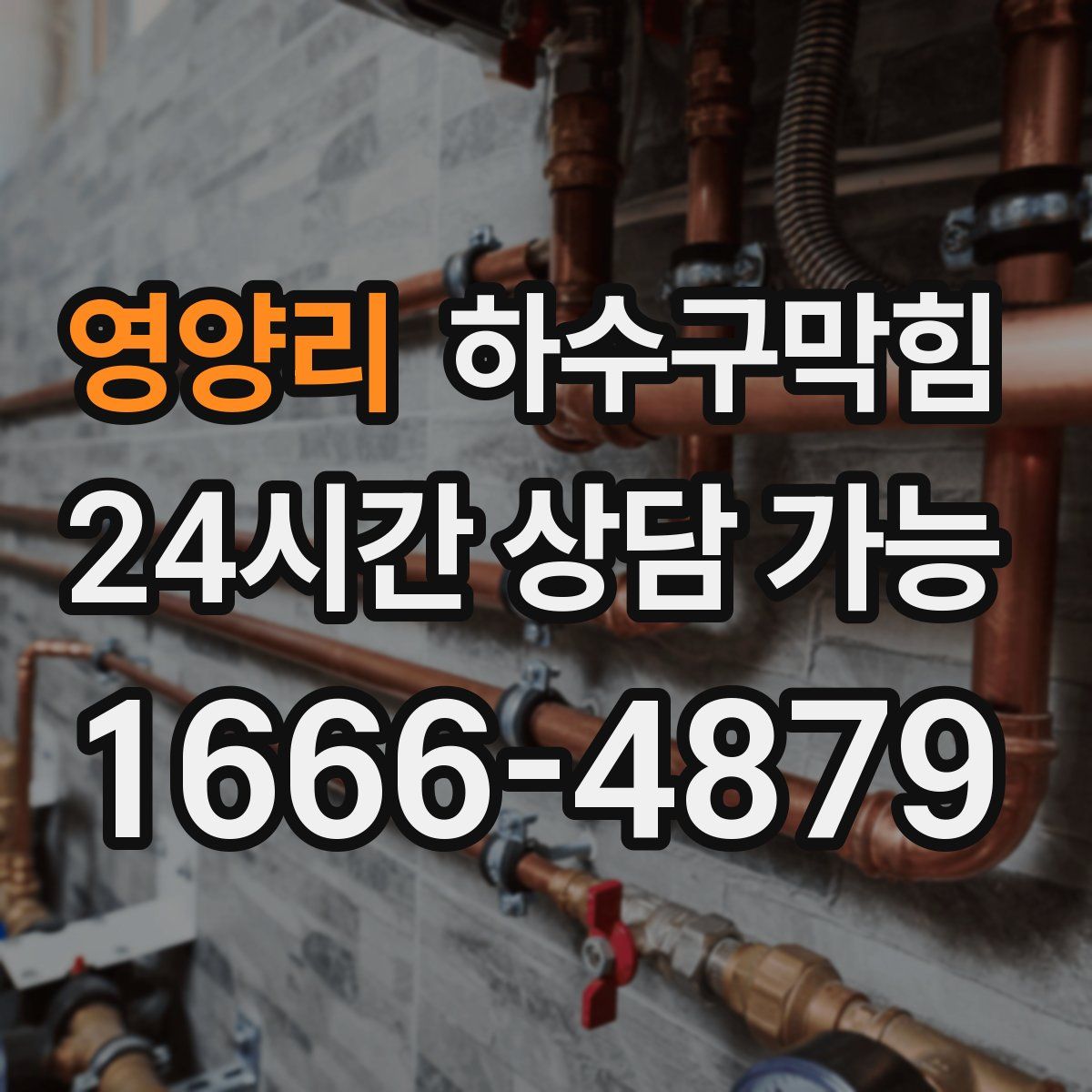 영양리 하수구막힘