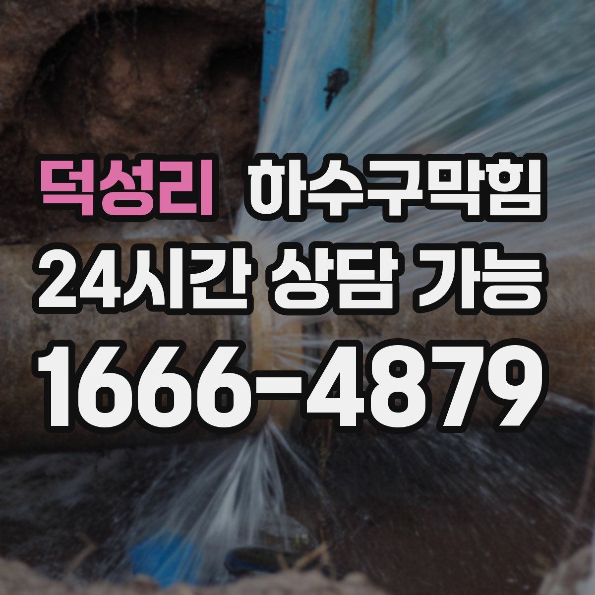 덕성리 하수구막힘