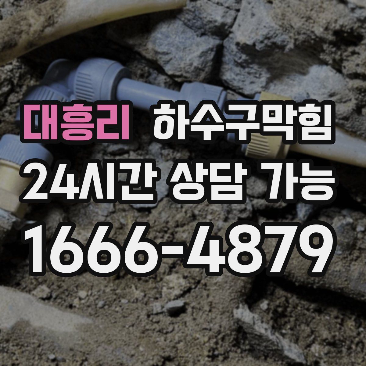 대흥리 하수구막힘