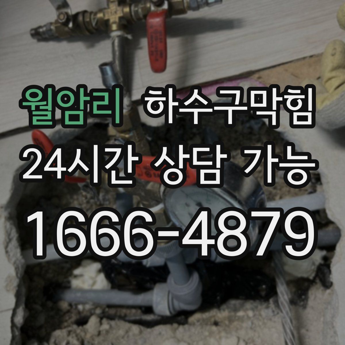 월암리 하수구막힘