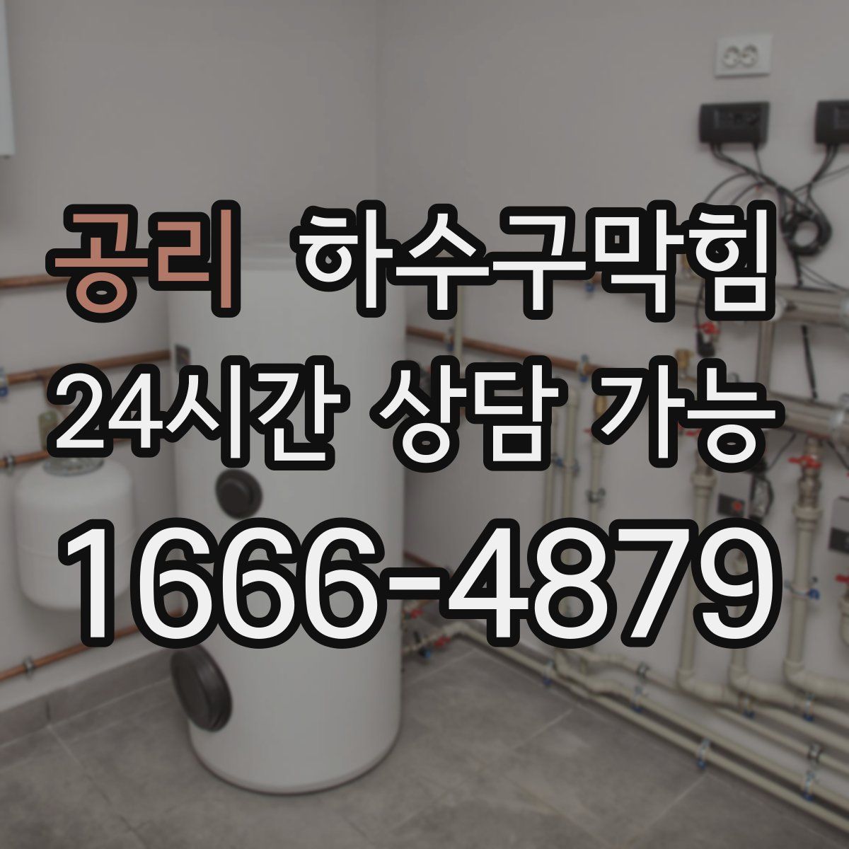 공리 하수구막힘