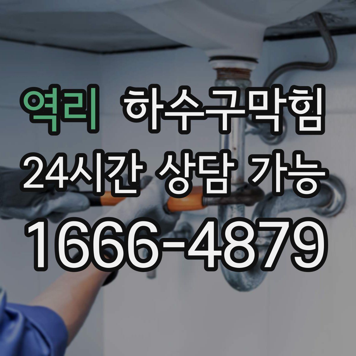 역리 하수구막힘