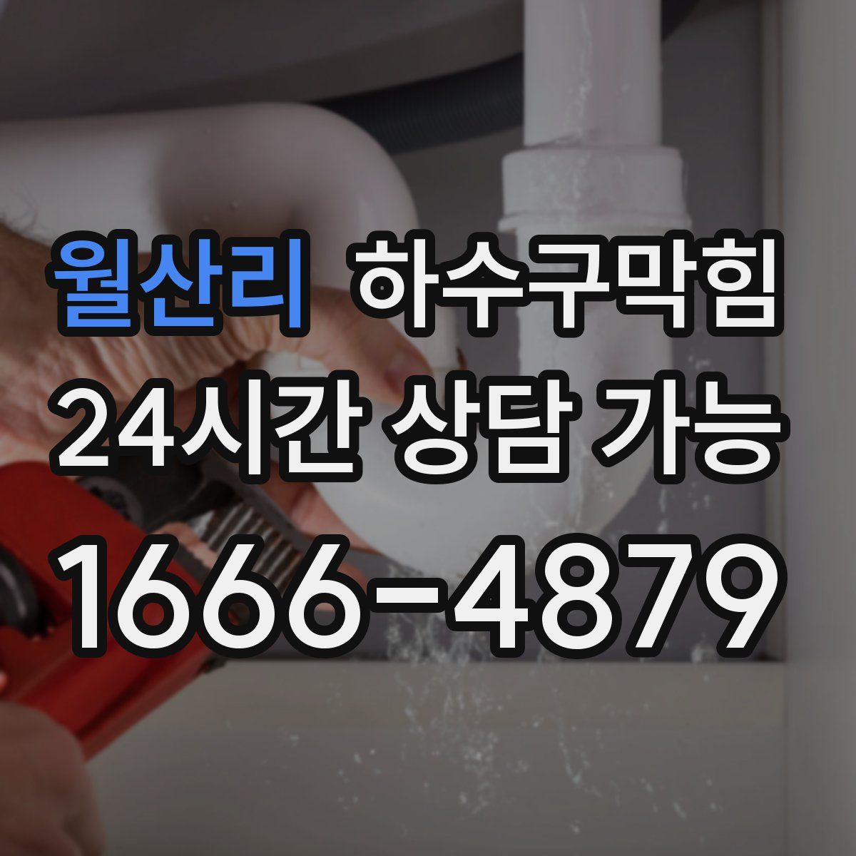 월산리 하수구막힘