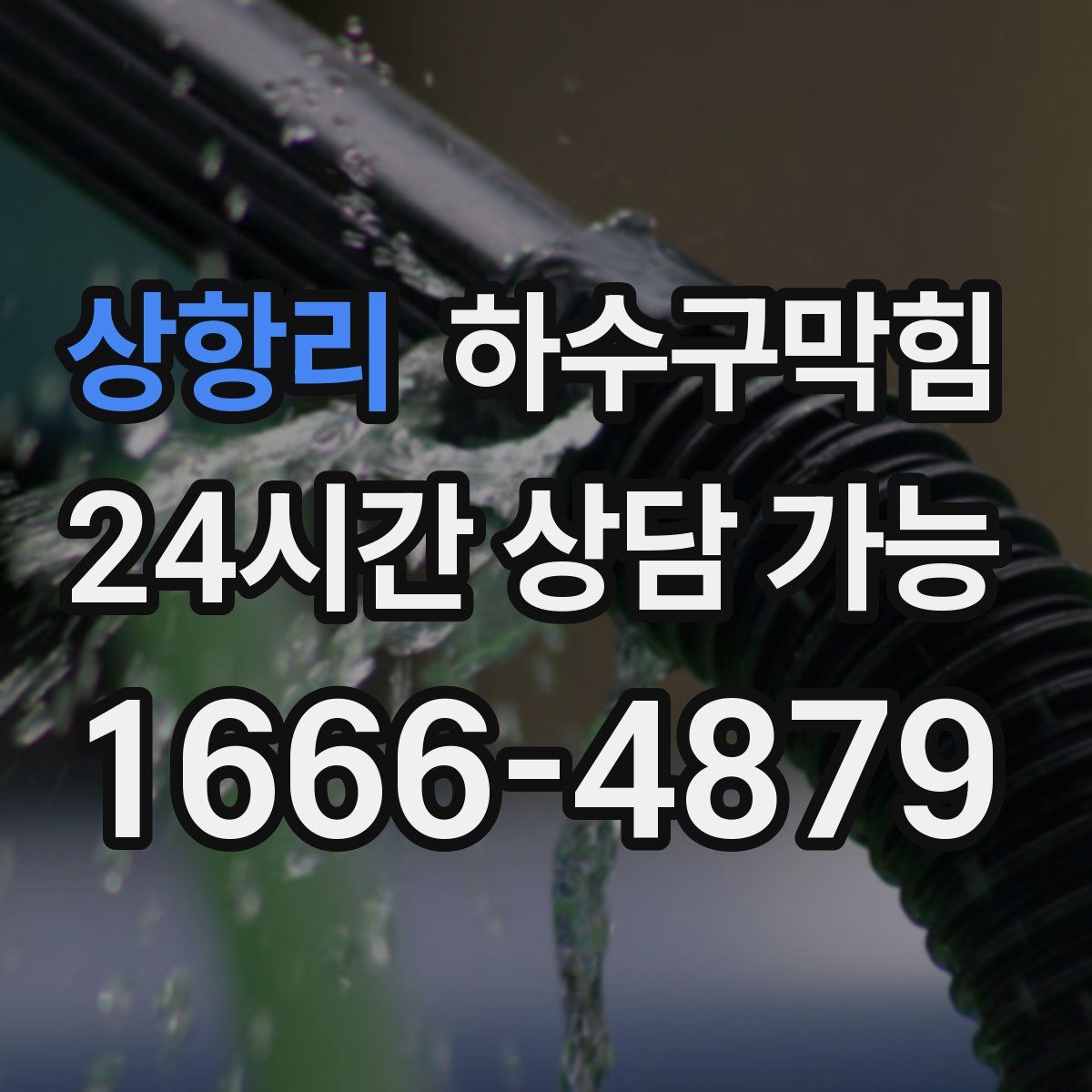 상항리 하수구막힘