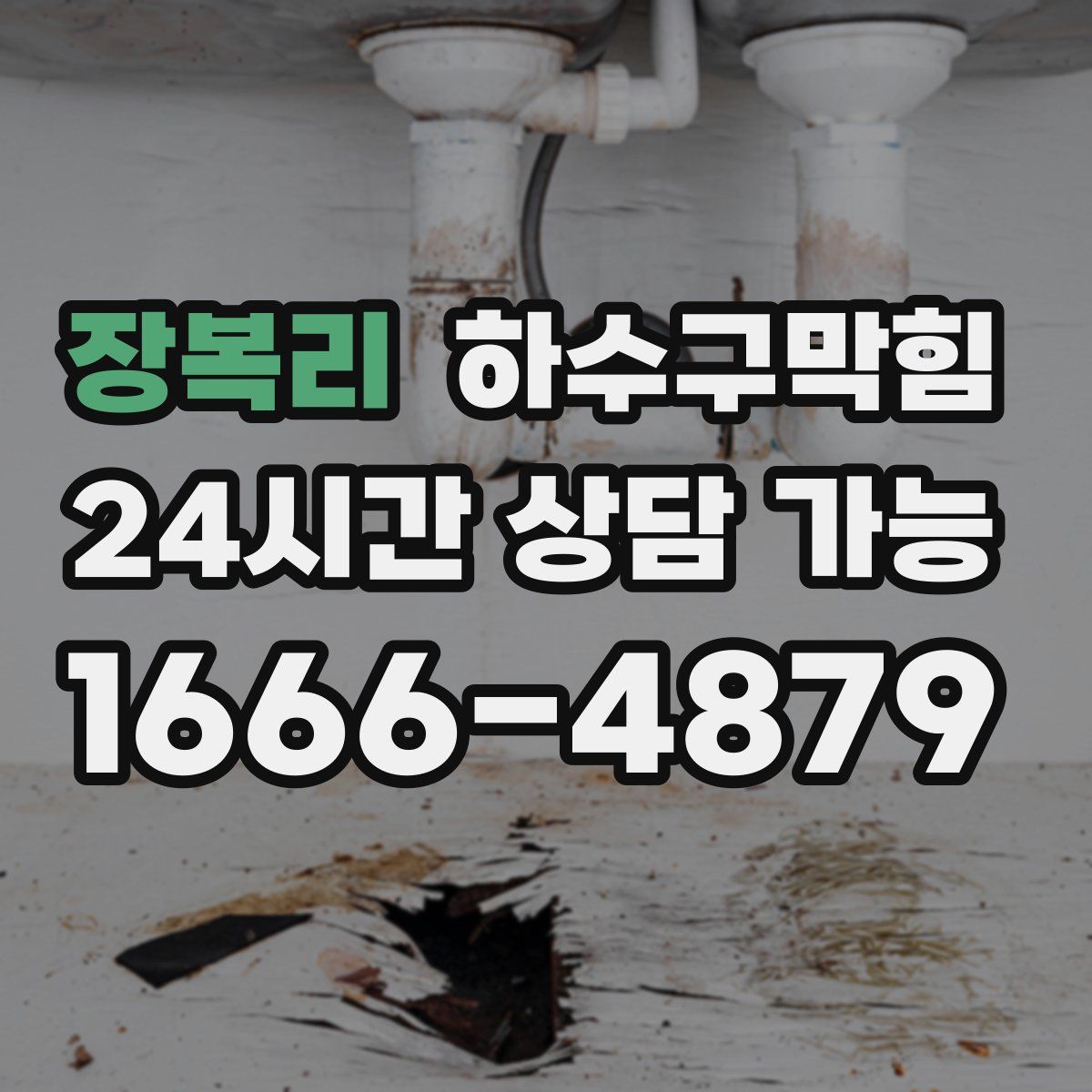 장복리 하수구막힘