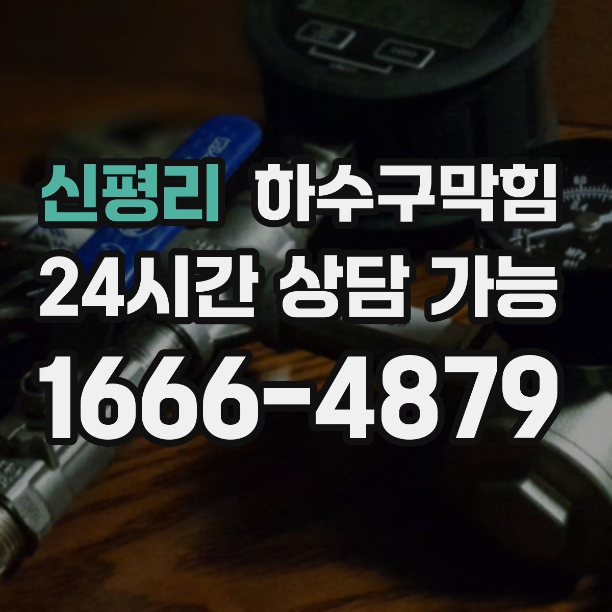 신평리 하수구막힘