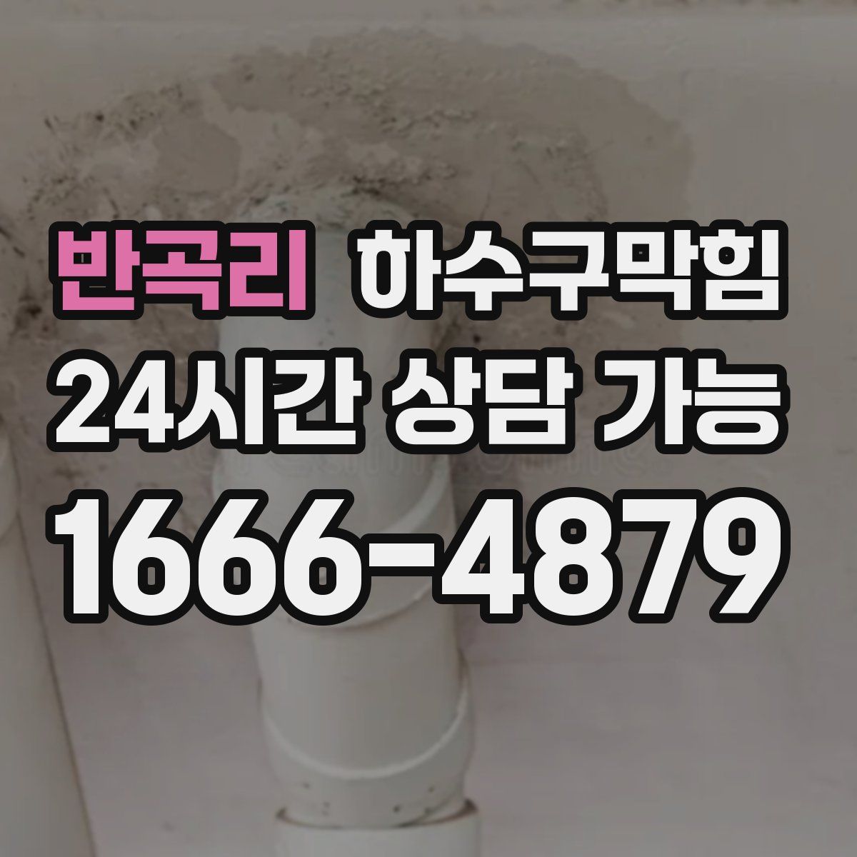 반곡리 하수구막힘