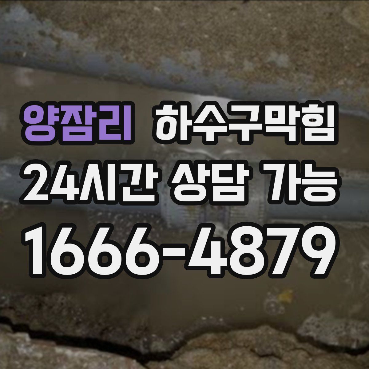 양잠리 하수구막힘