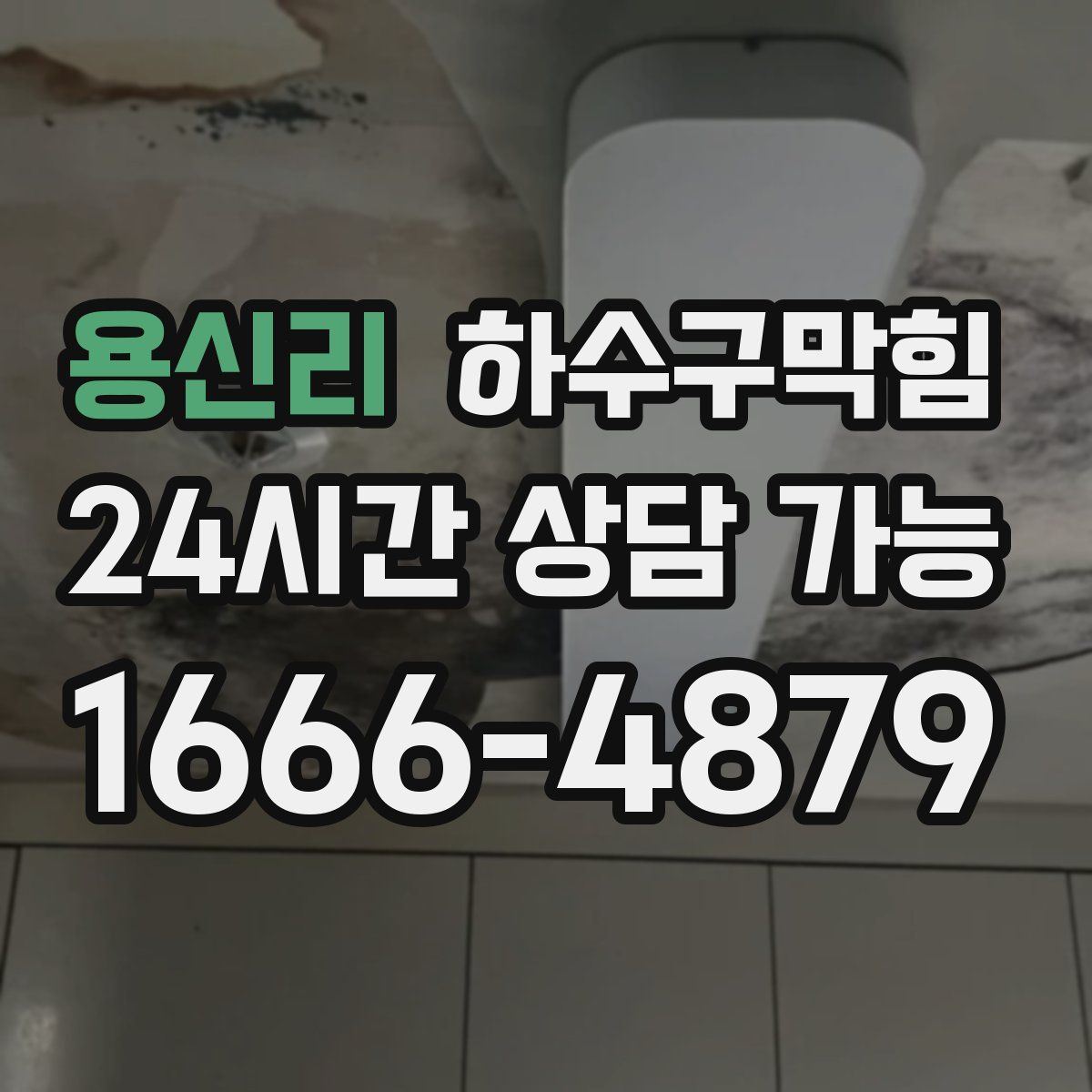 용신리 하수구막힘