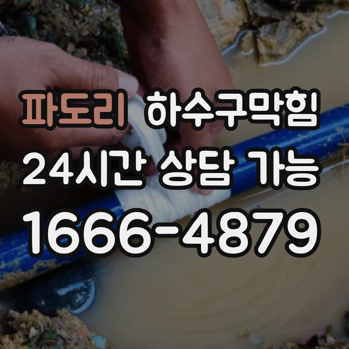 파도리 하수구막힘