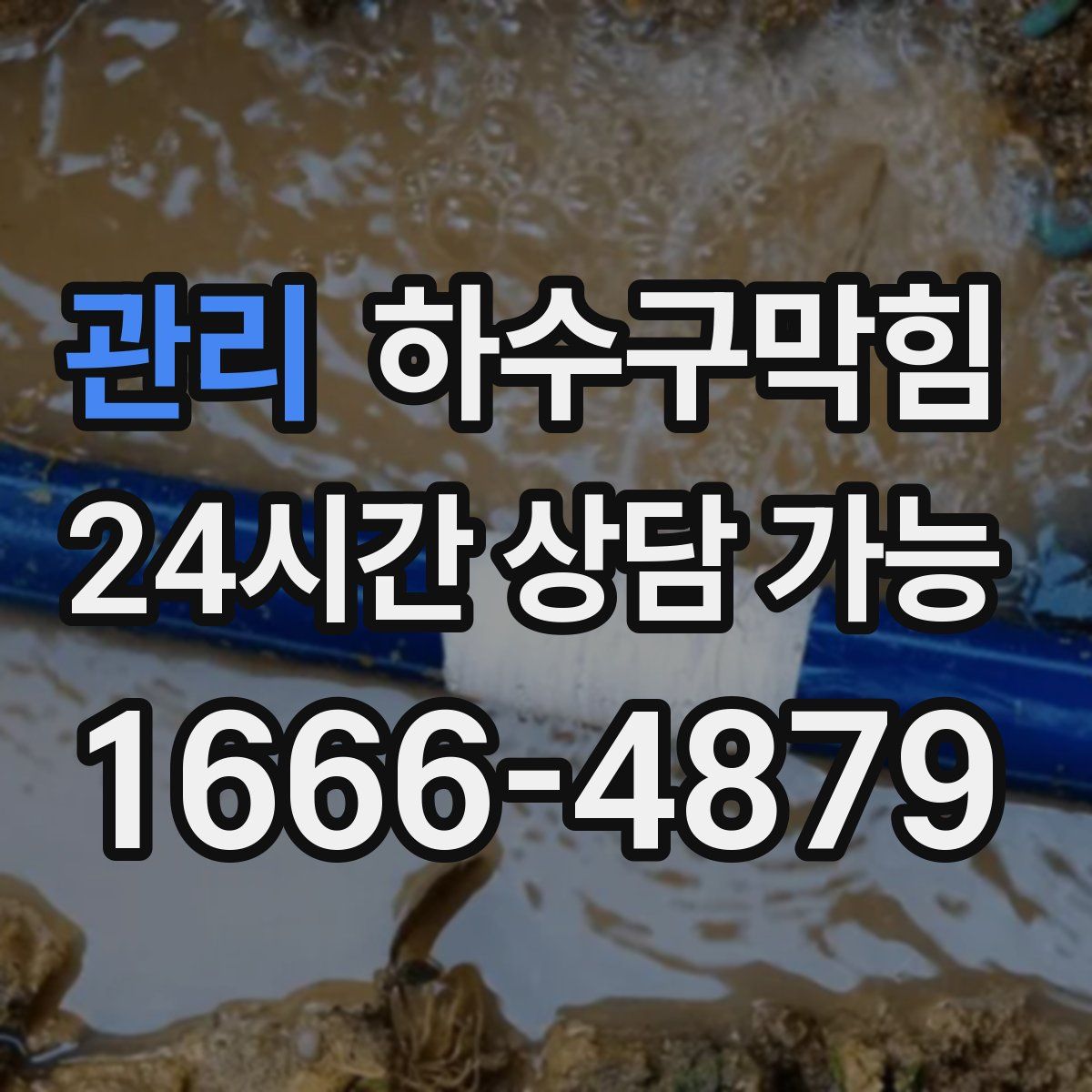 관리 하수구막힘