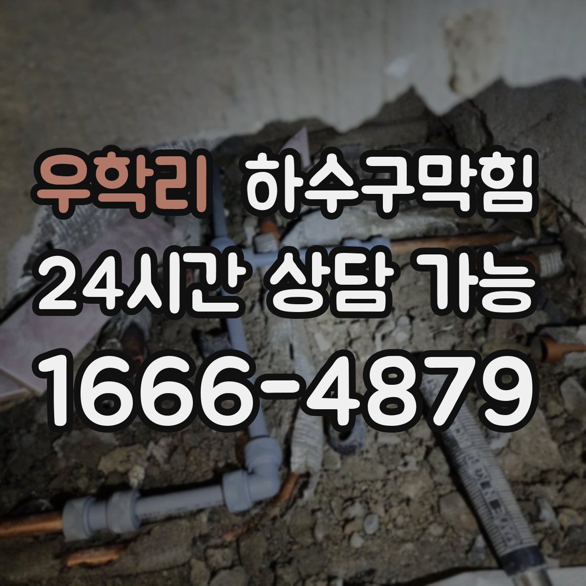 우학리 하수구막힘