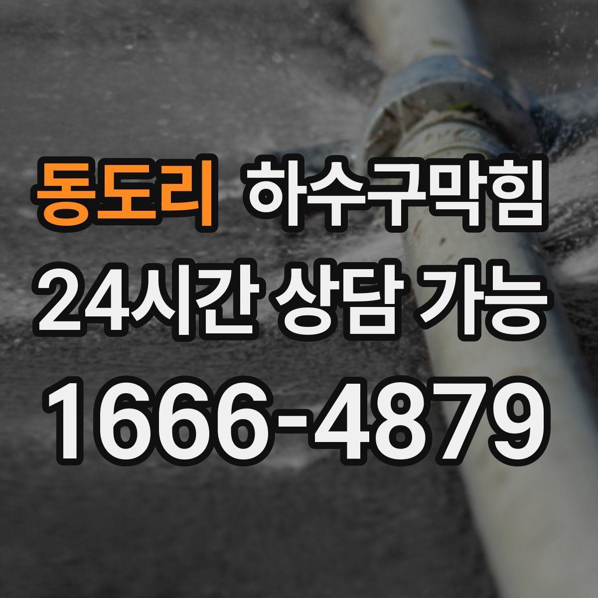 동도리 하수구막힘