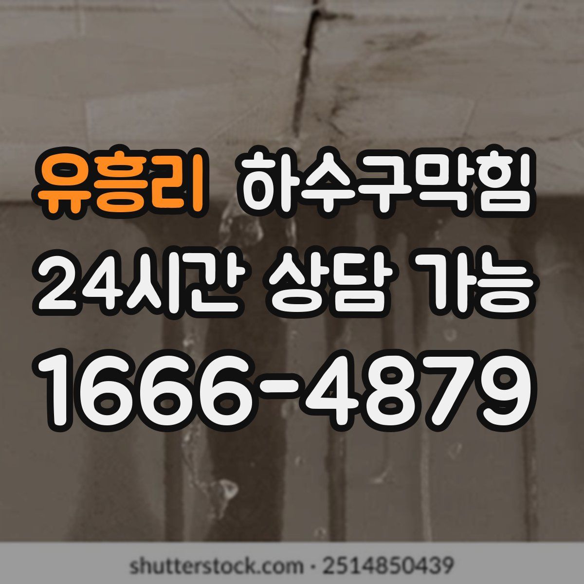 유흥리 하수구막힘