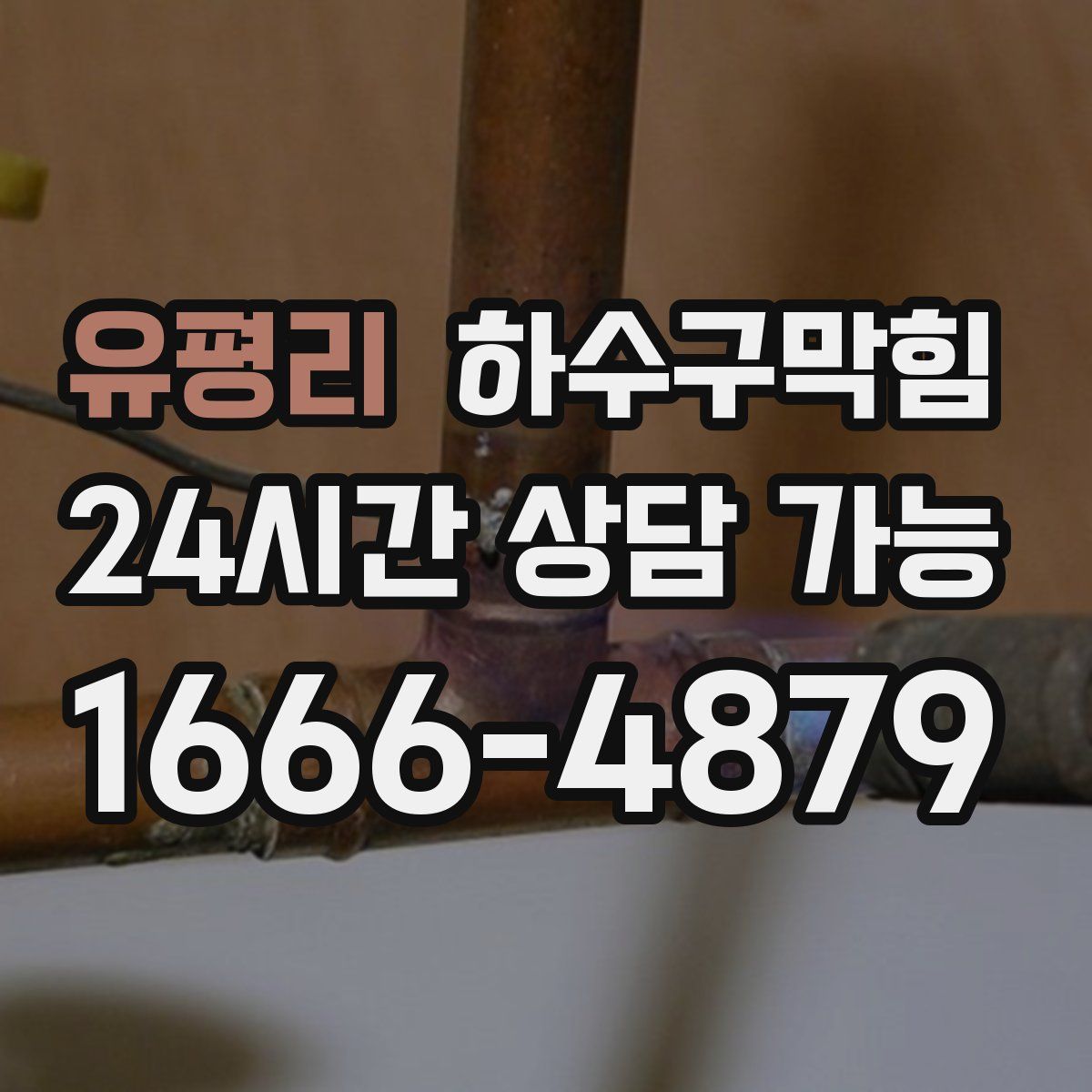 유평리 하수구막힘