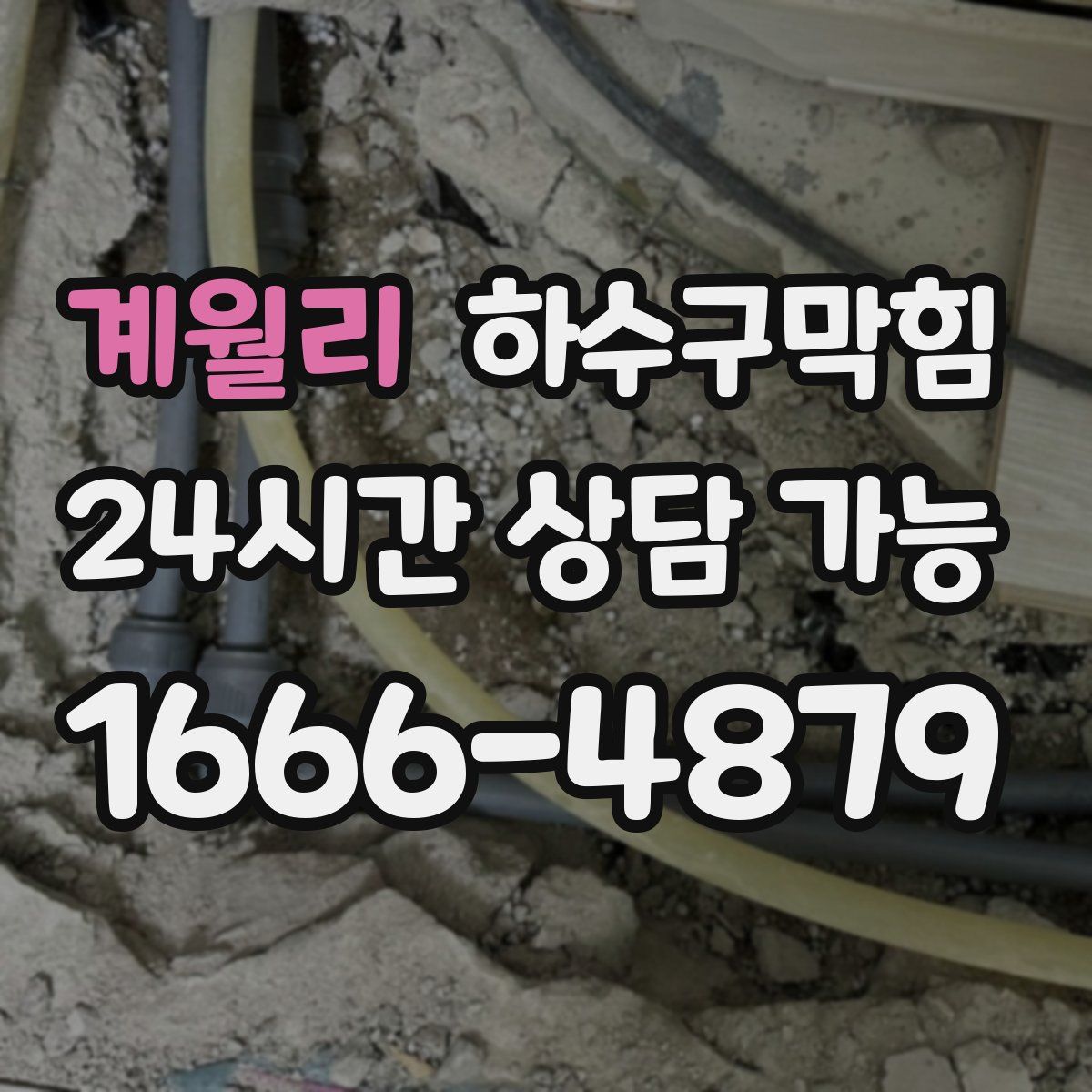 계월리 하수구막힘