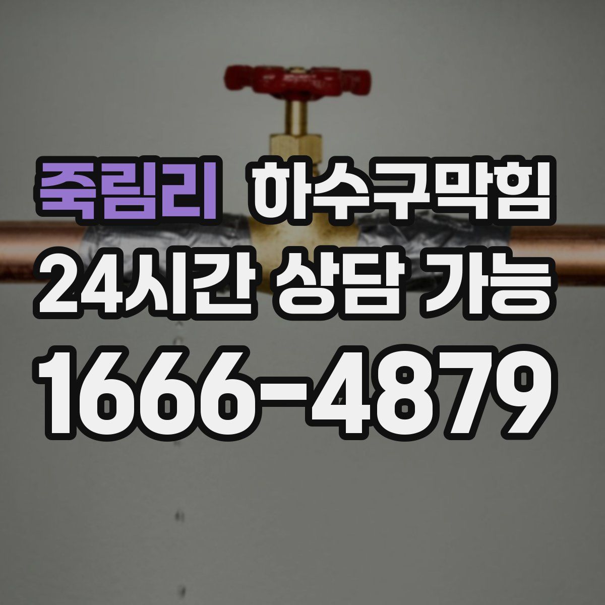 죽림리 하수구막힘