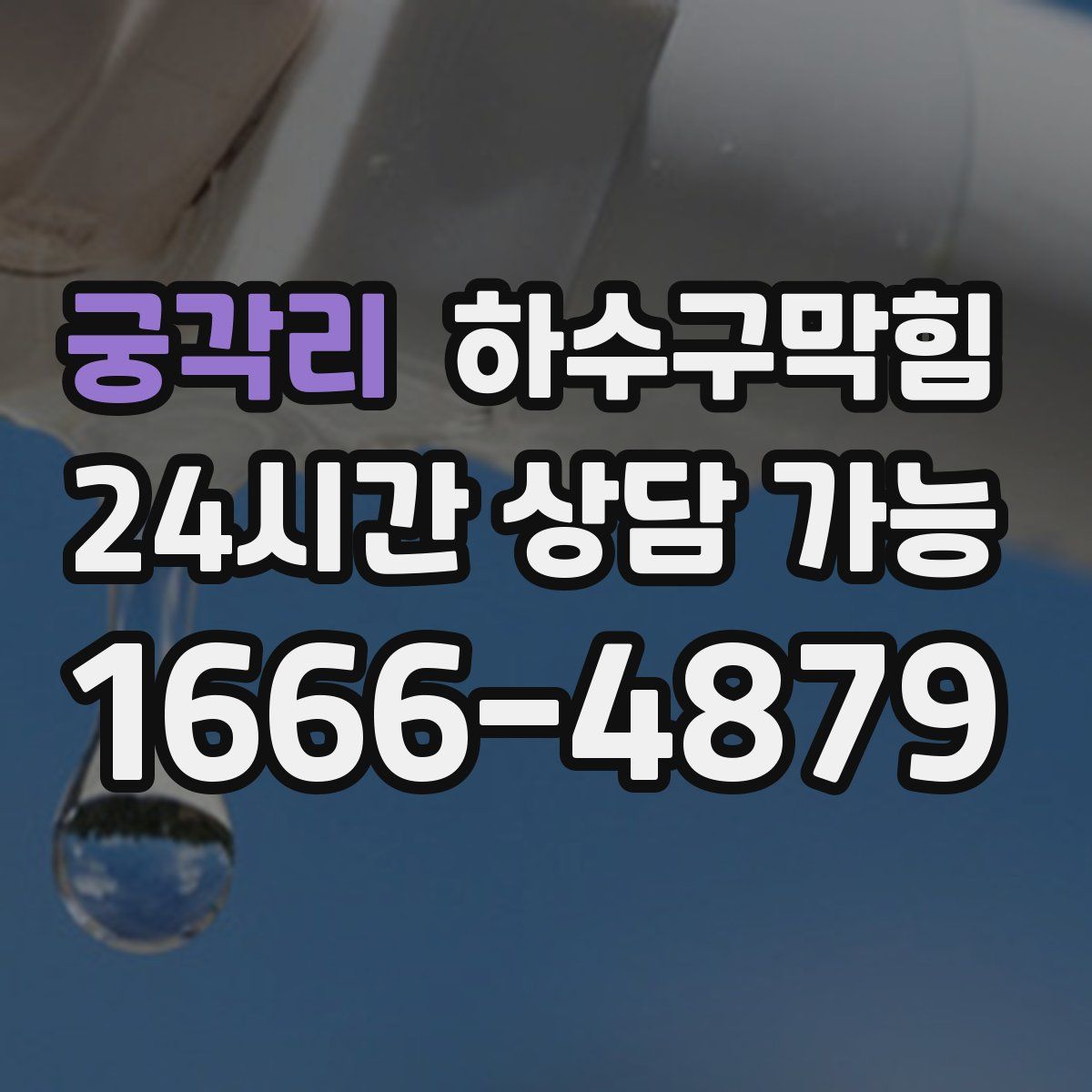 궁각리 하수구막힘