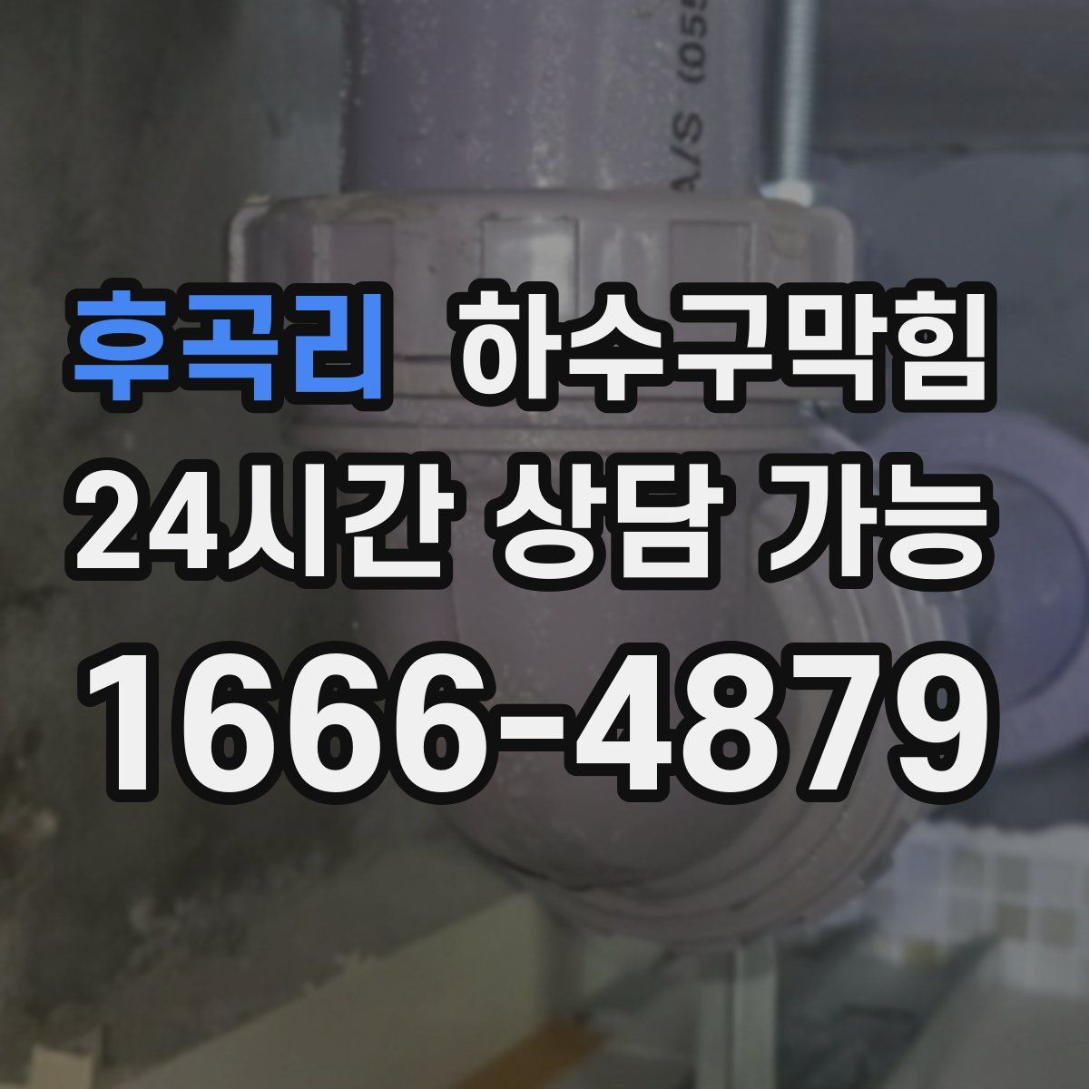 후곡리 하수구막힘