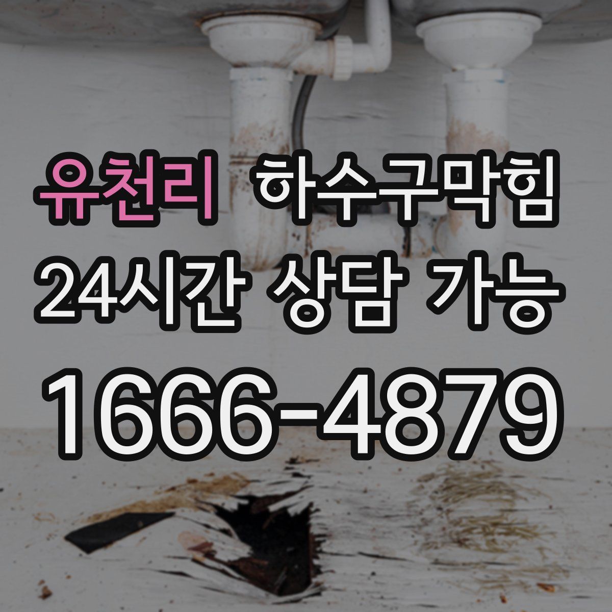 유천리 하수구막힘