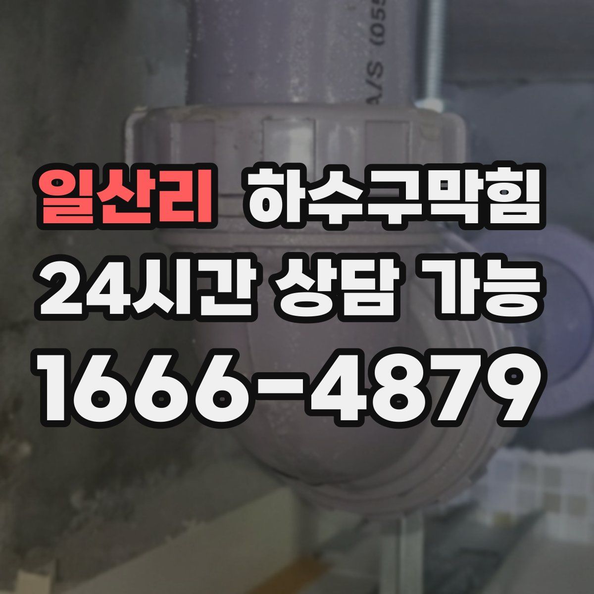 일산리 하수구막힘