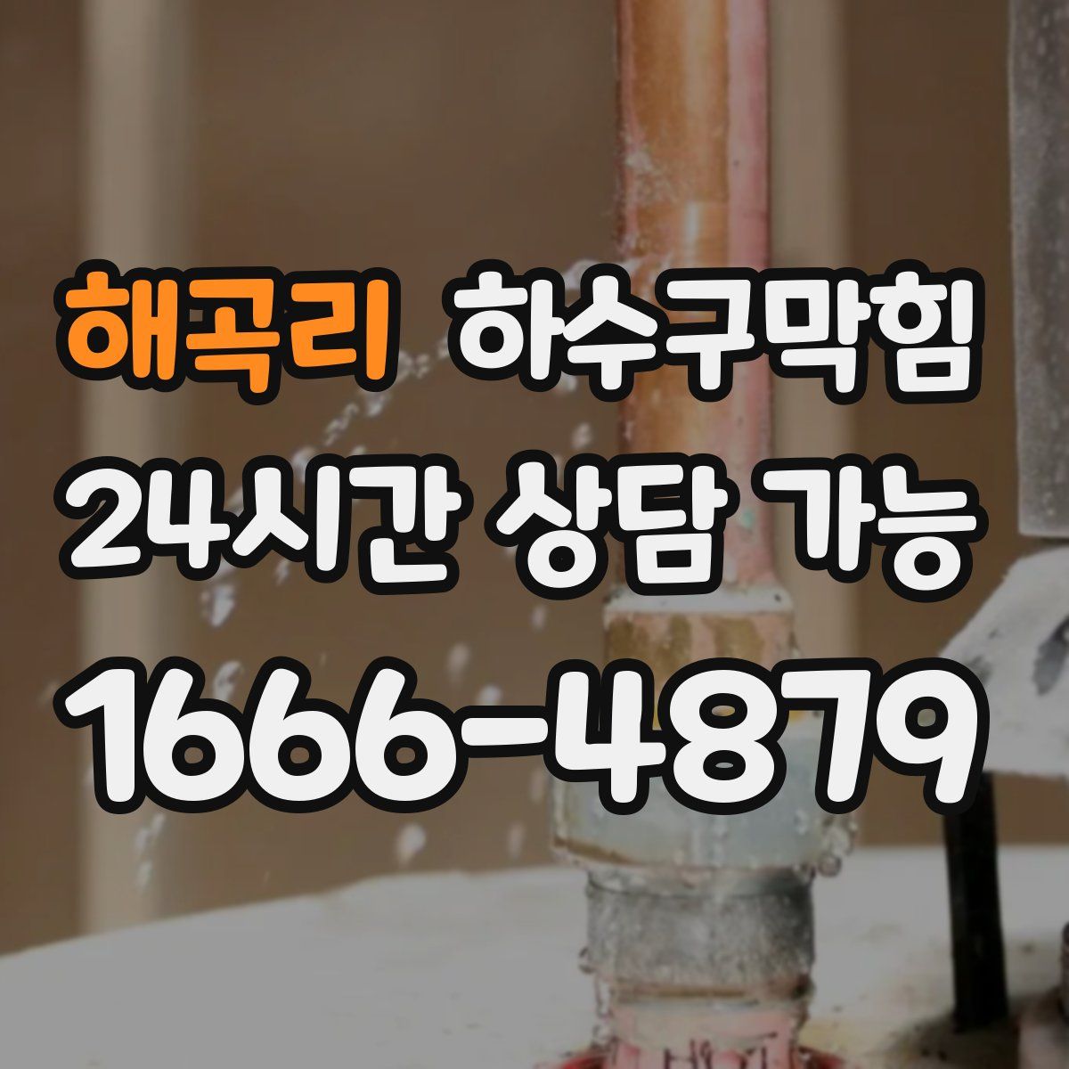 해곡리 하수구막힘