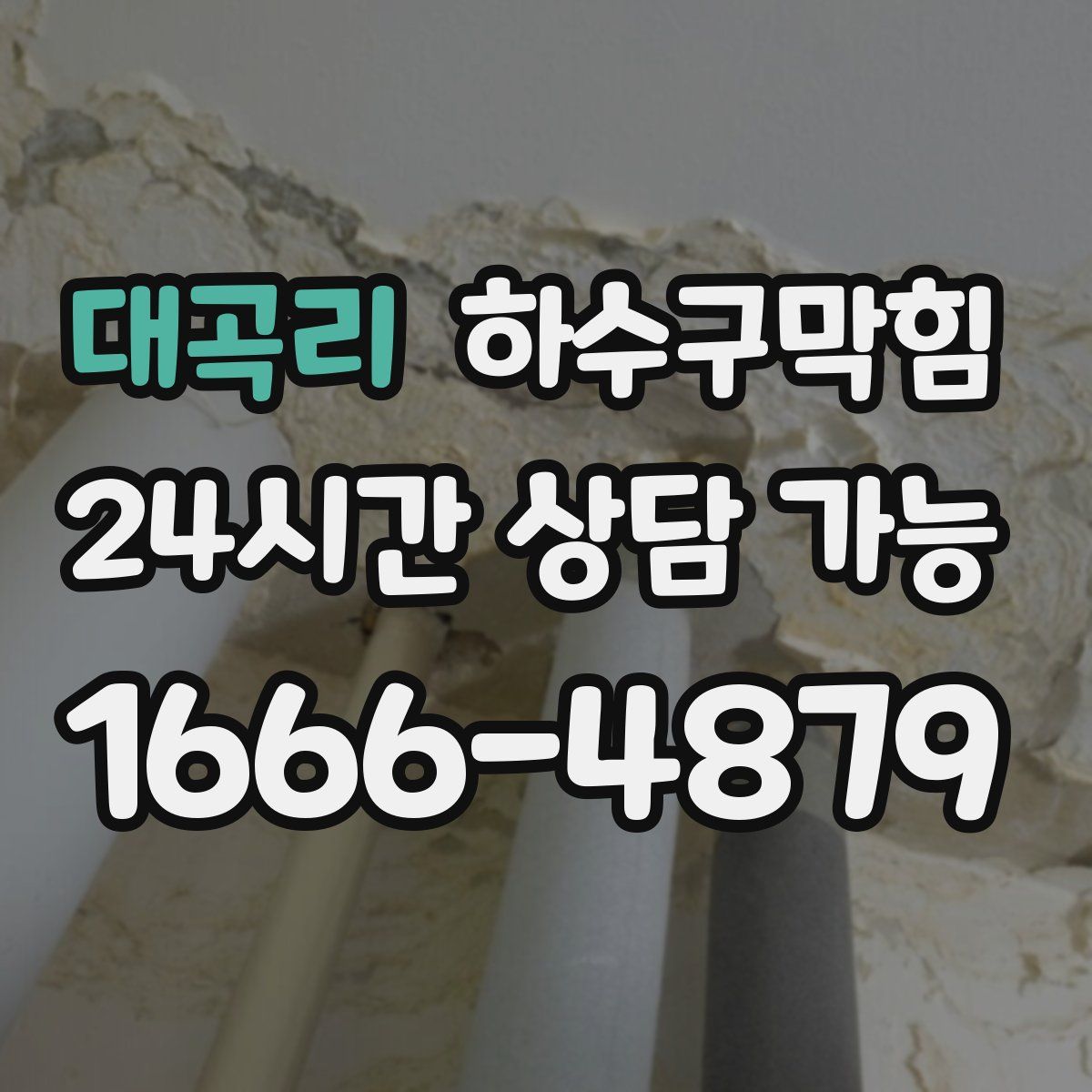 대곡리 하수구막힘