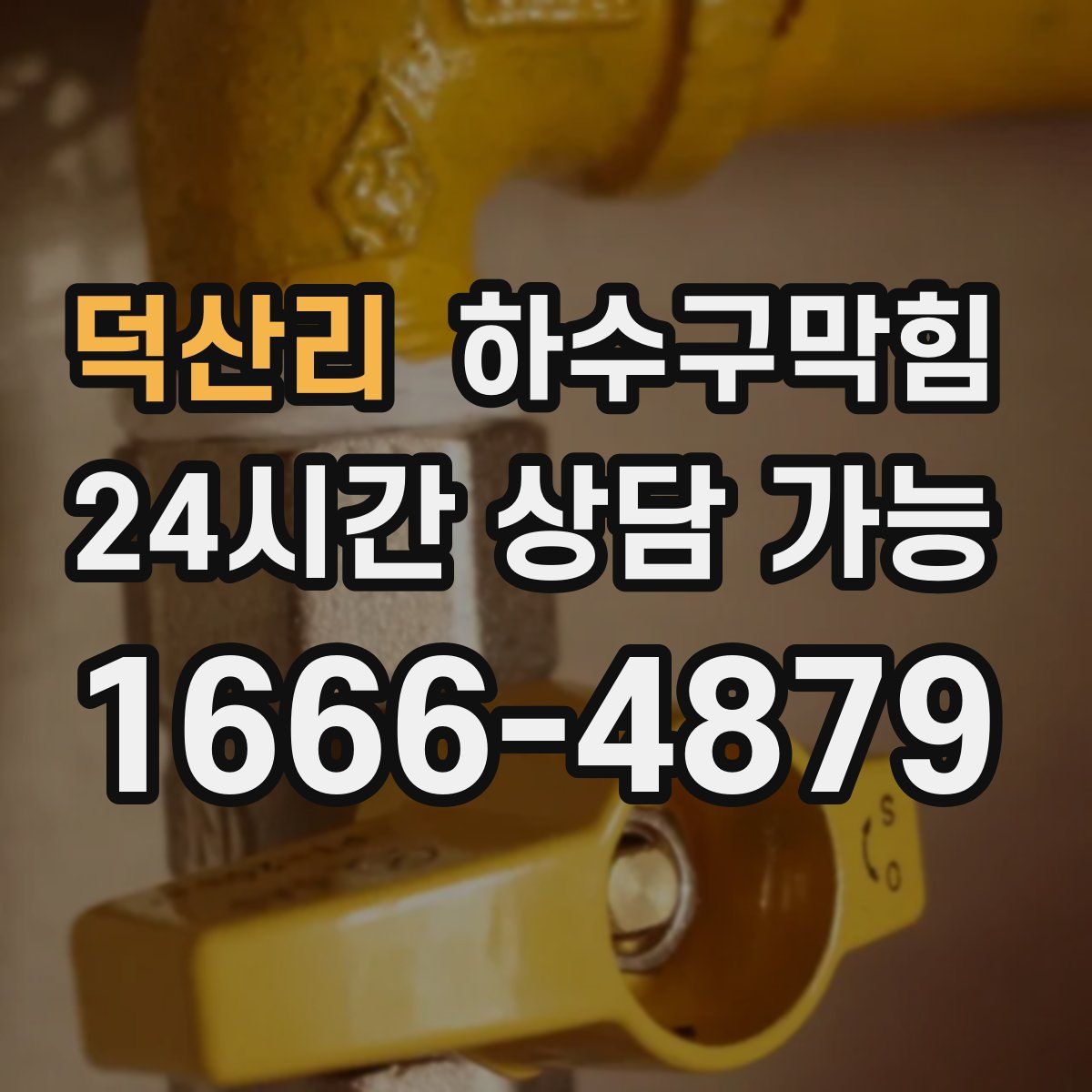 덕산리 하수구막힘