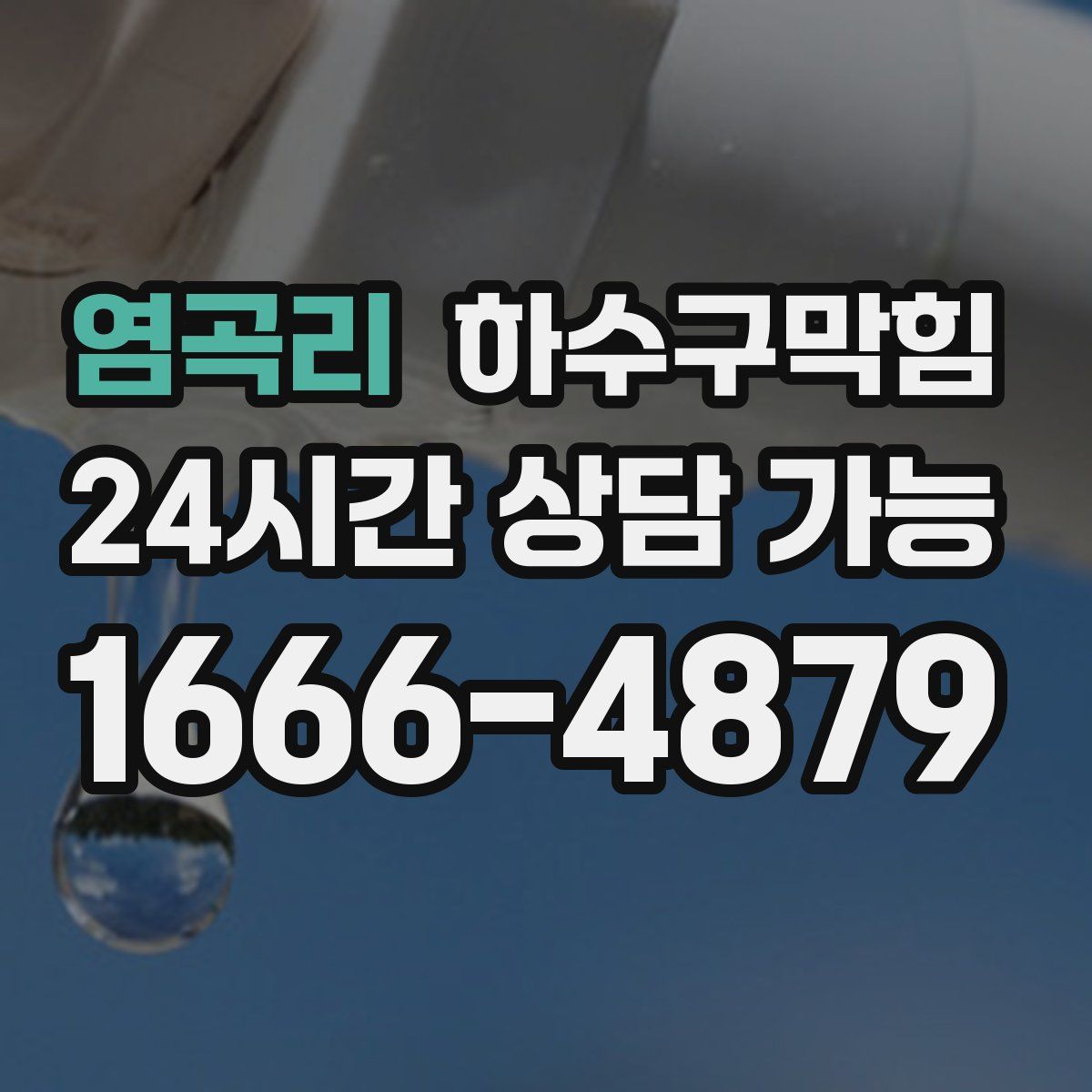 염곡리 하수구막힘