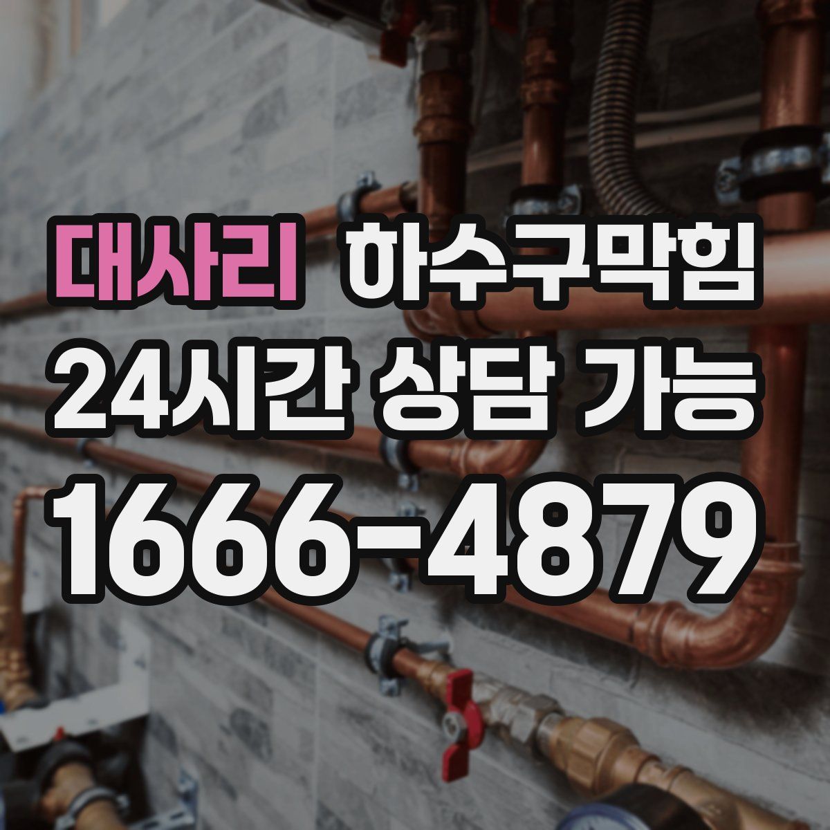 대사리 하수구막힘