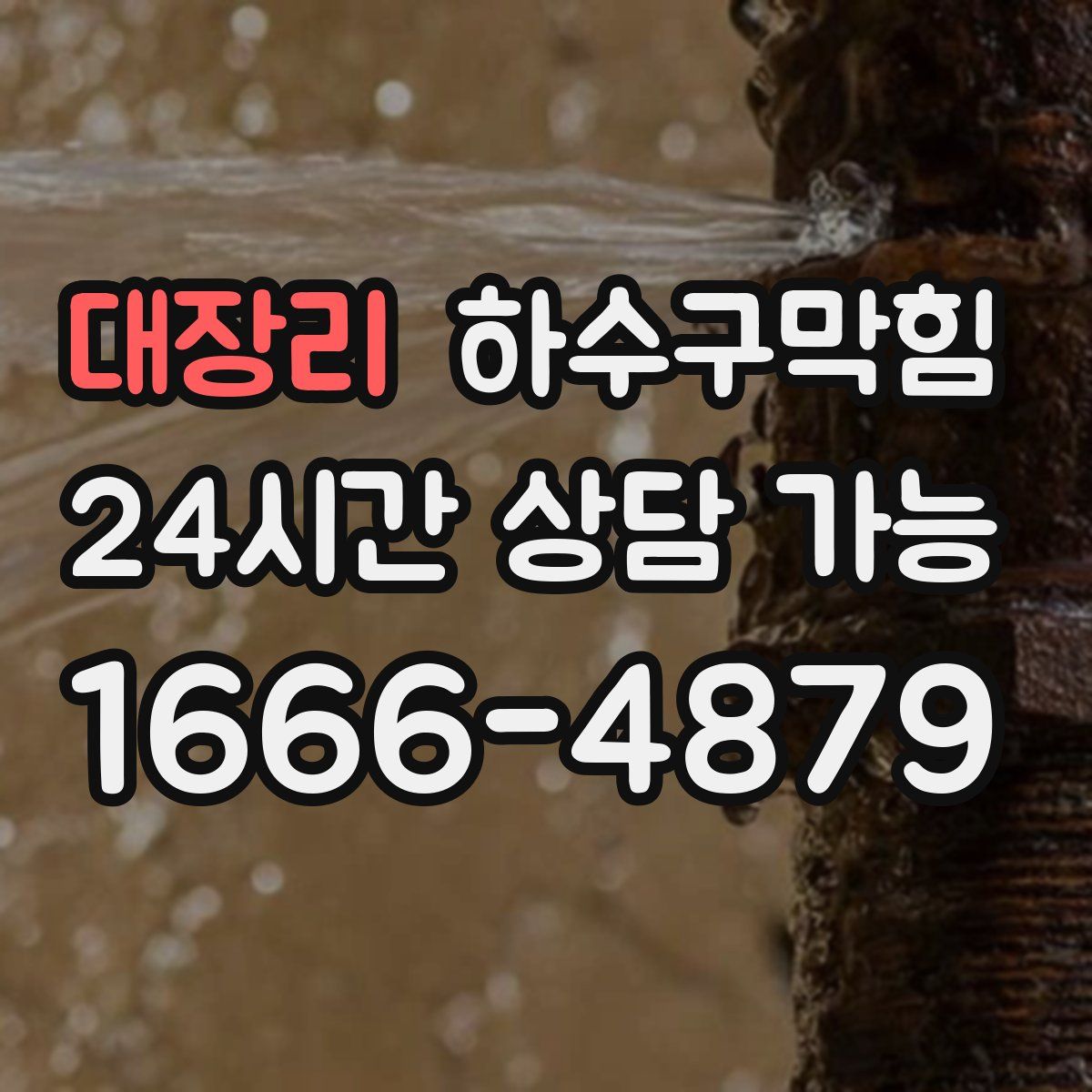 대장리 하수구막힘