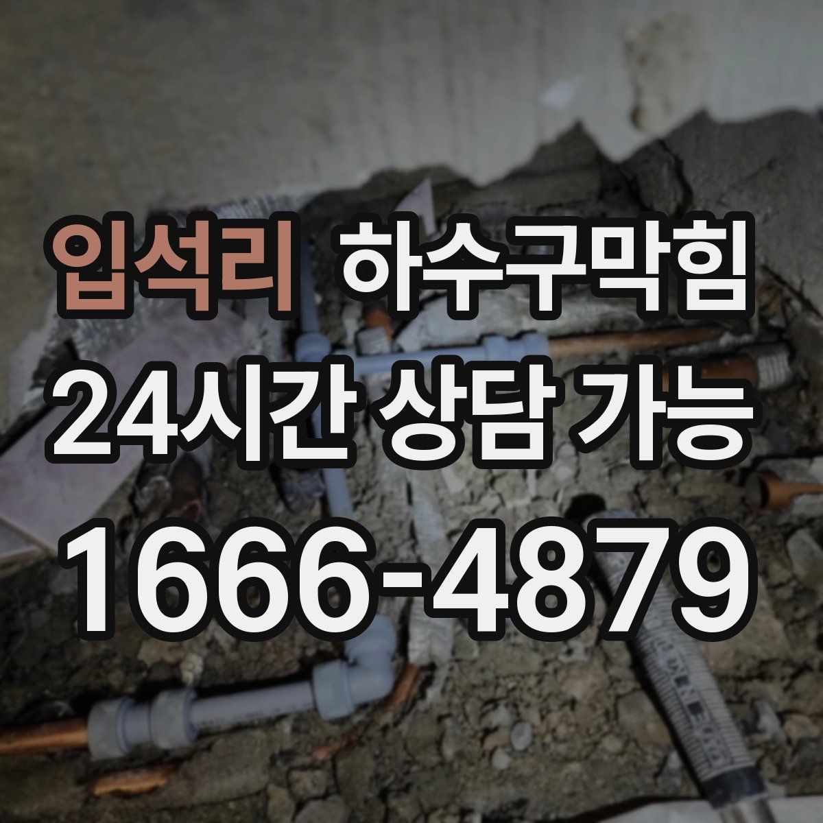 입석리 하수구막힘