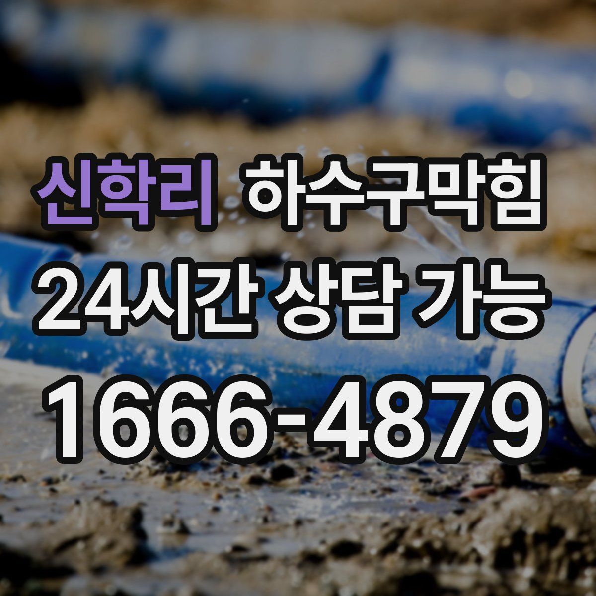 신학리 하수구막힘