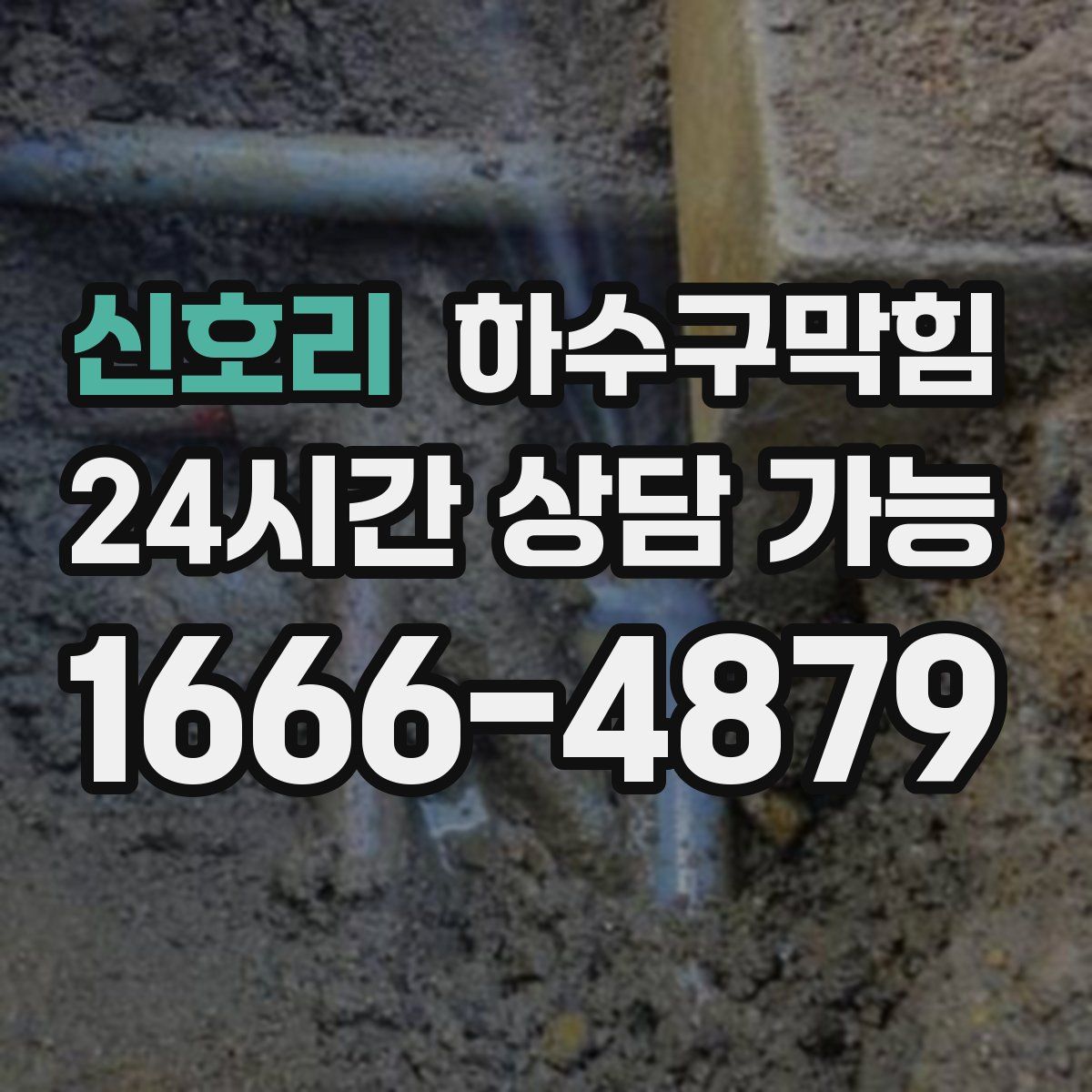 신호리 하수구막힘