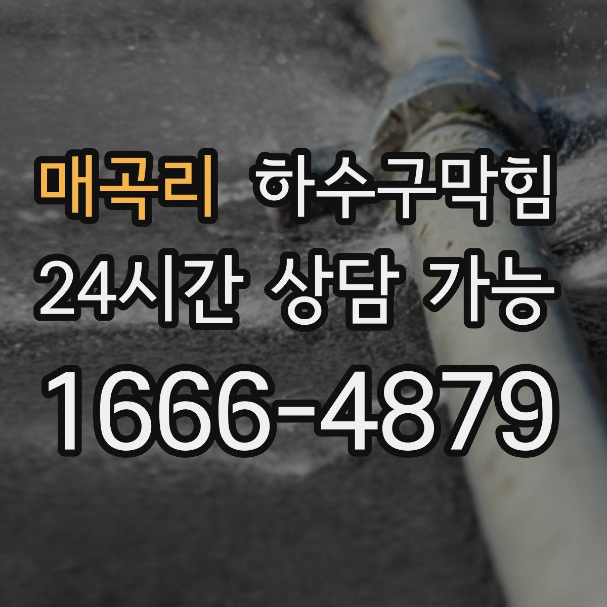 매곡리 하수구막힘