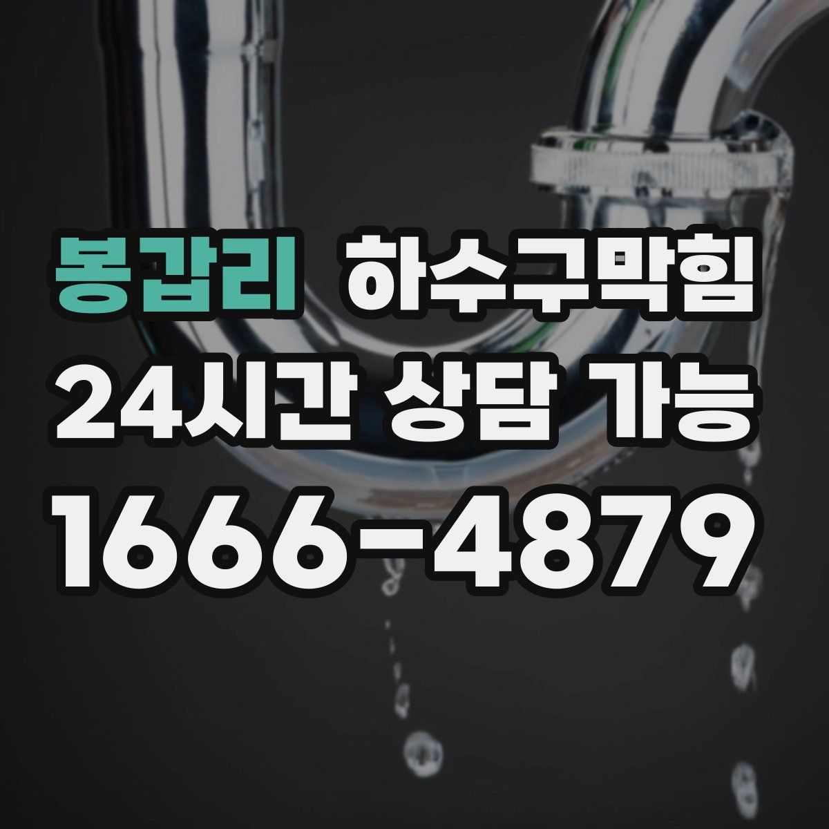 봉갑리 하수구막힘