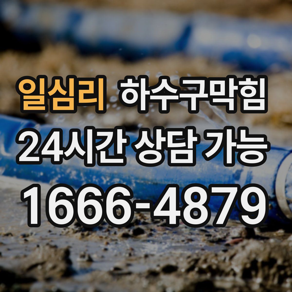 일심리 하수구막힘