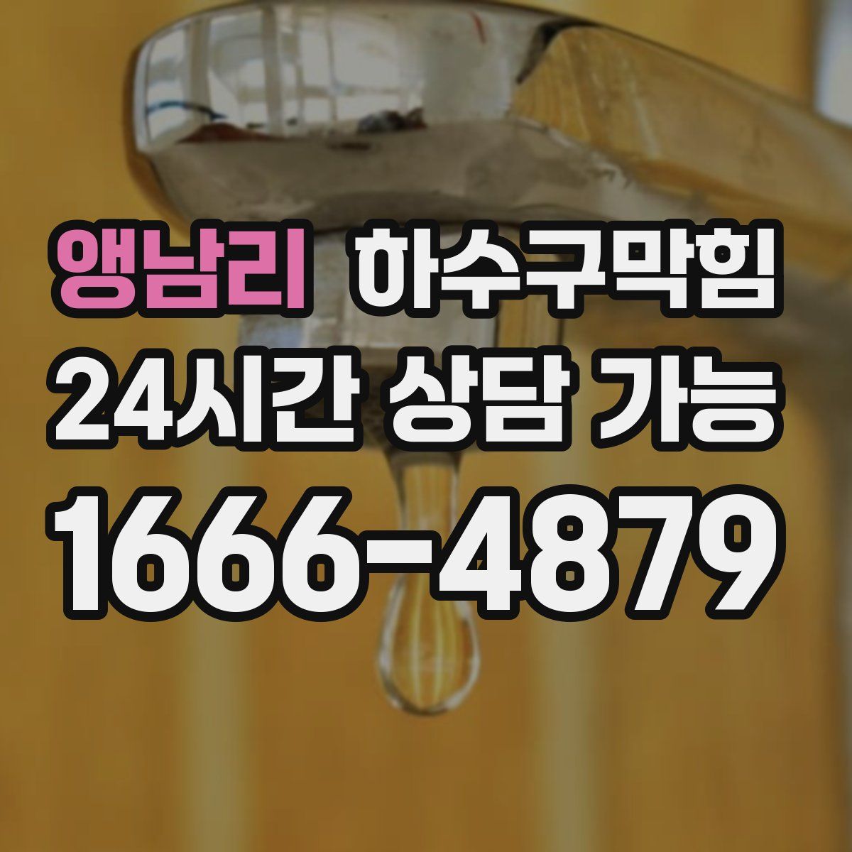 앵남리 하수구막힘