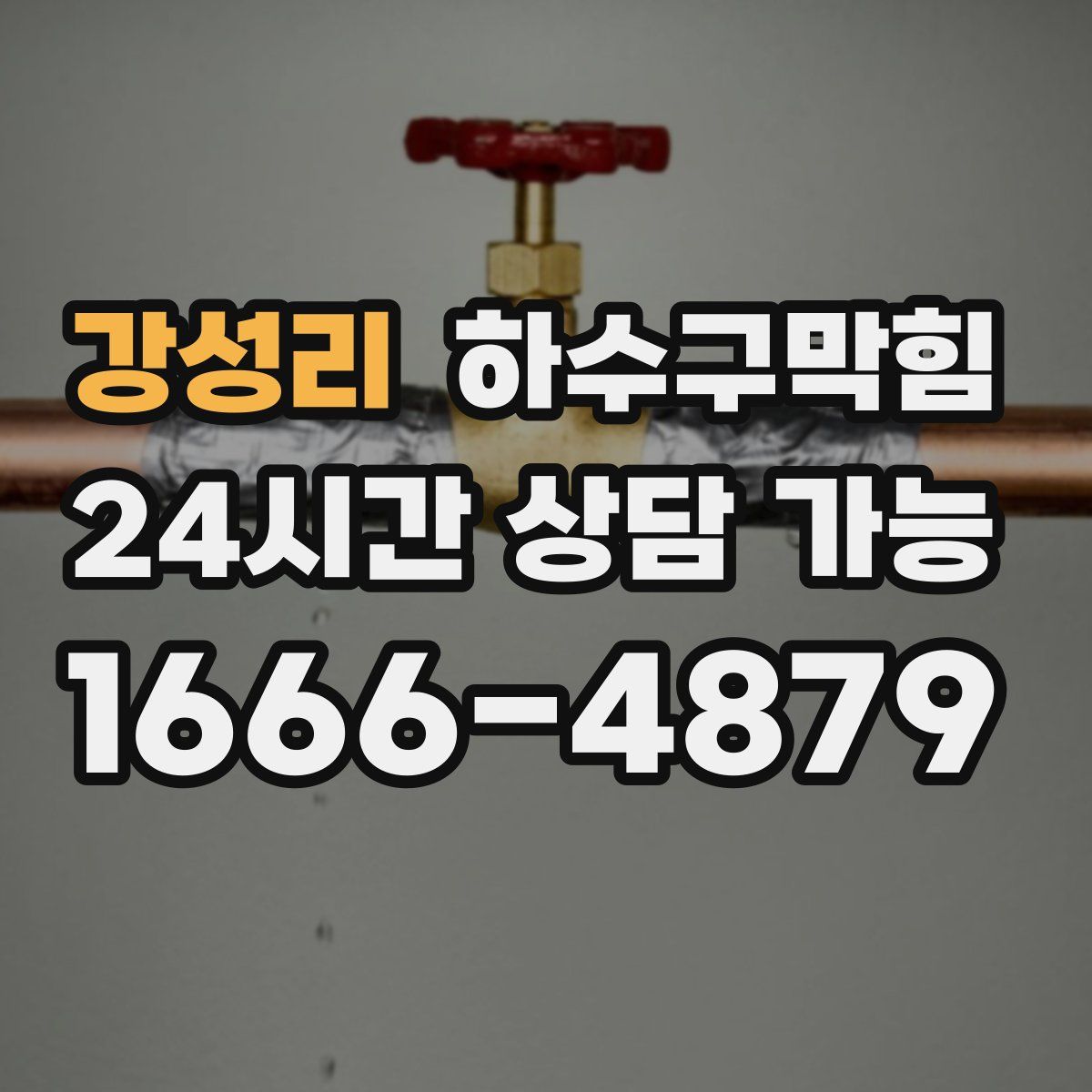 강성리 하수구막힘