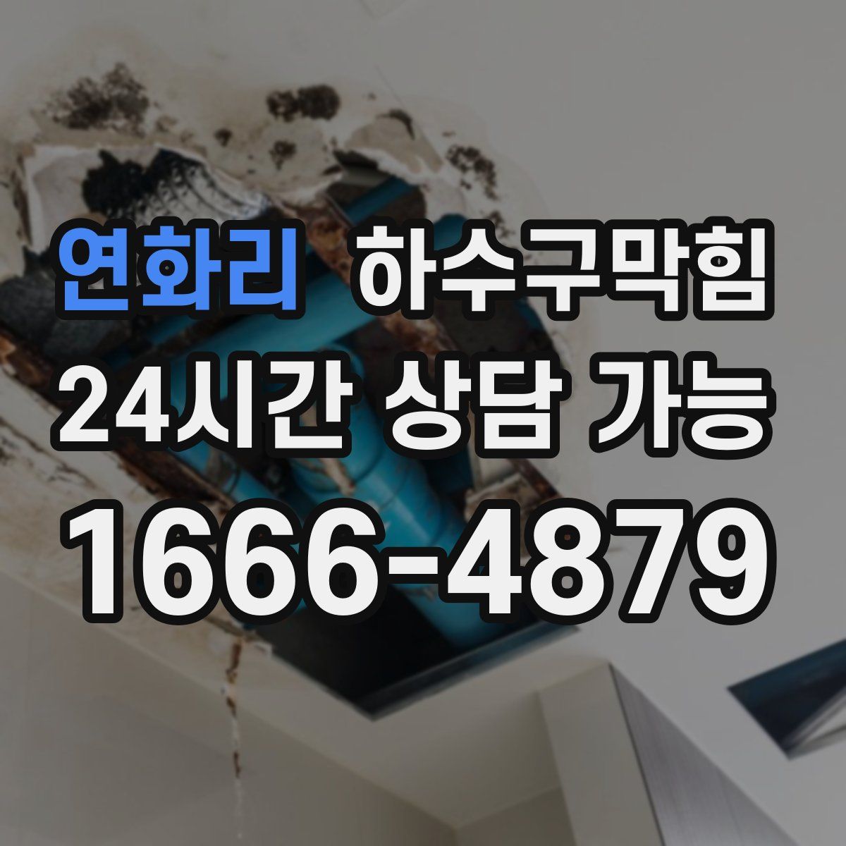 연화리 하수구막힘