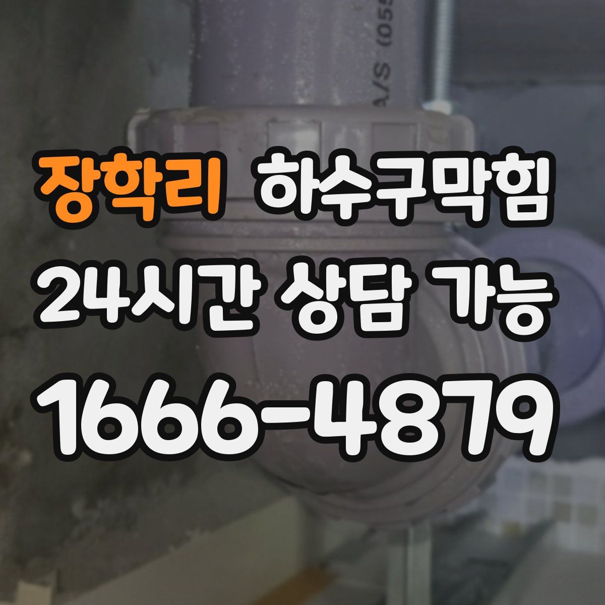장학리 하수구막힘