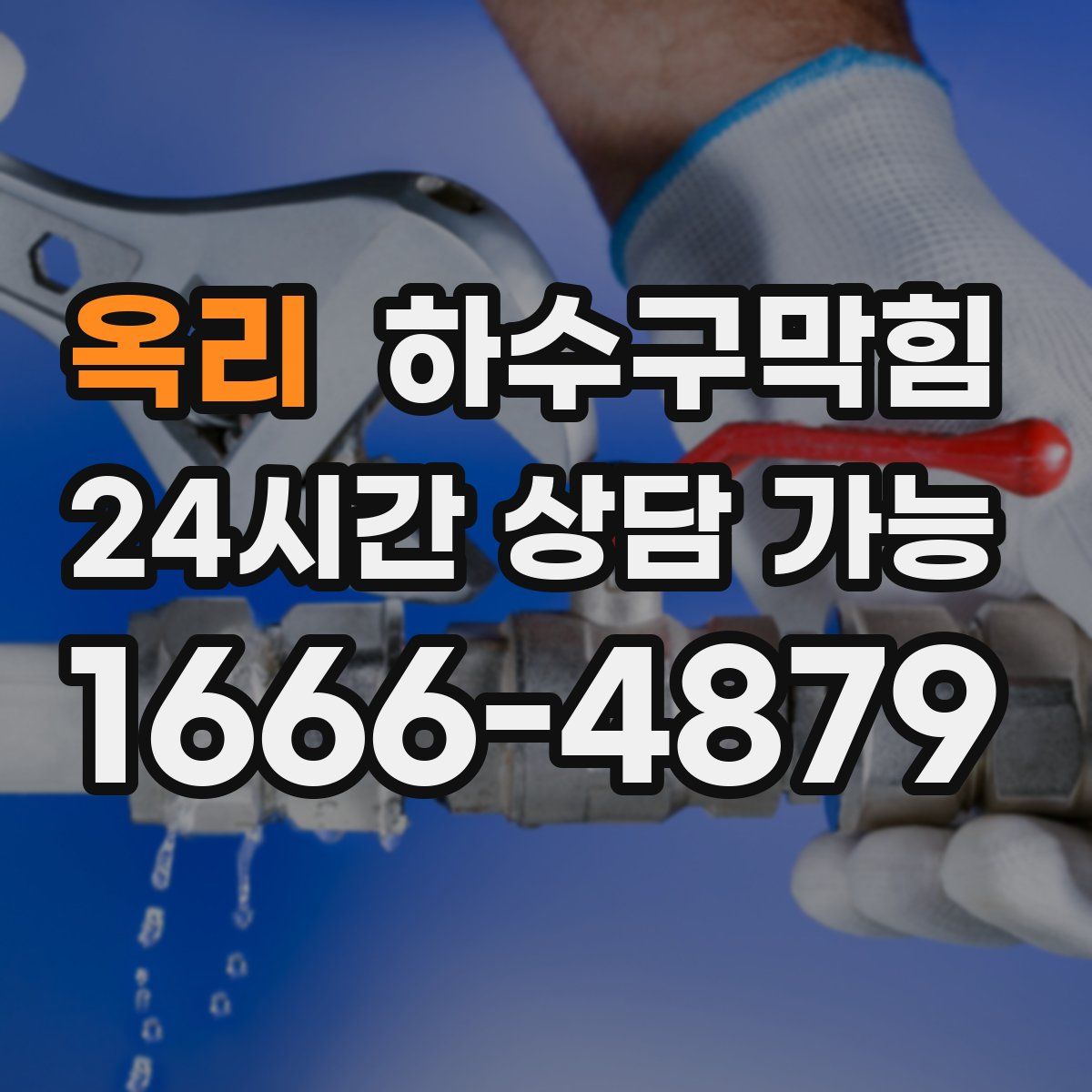 옥리 하수구막힘