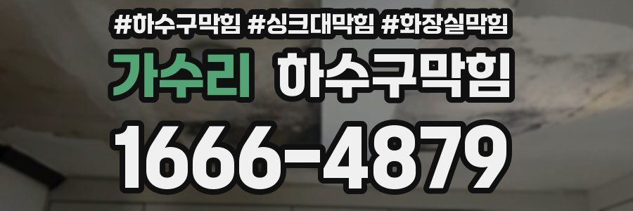 하수구막힘