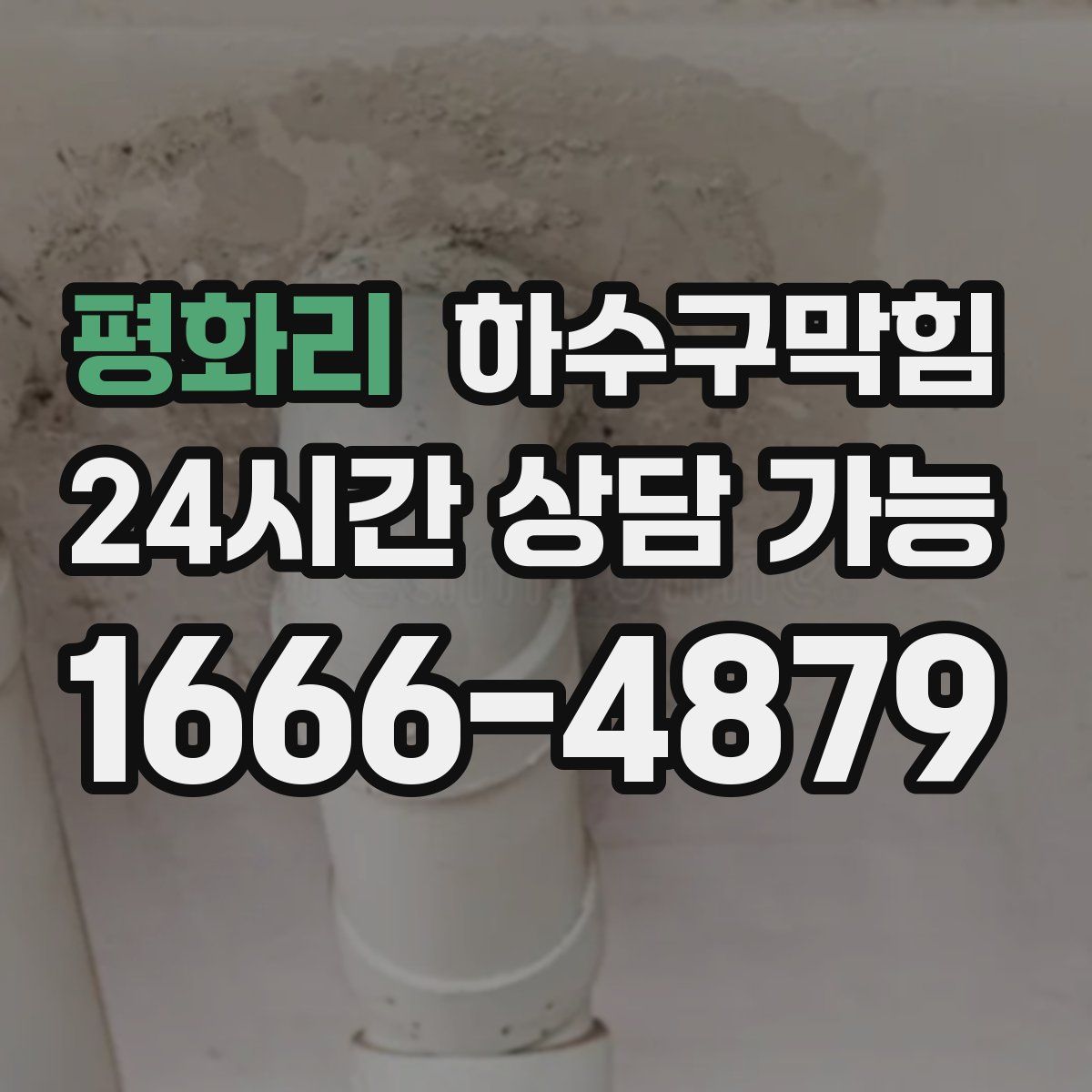 평화리 하수구막힘