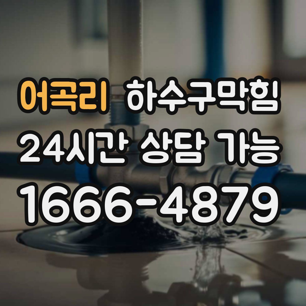 어곡리 하수구막힘