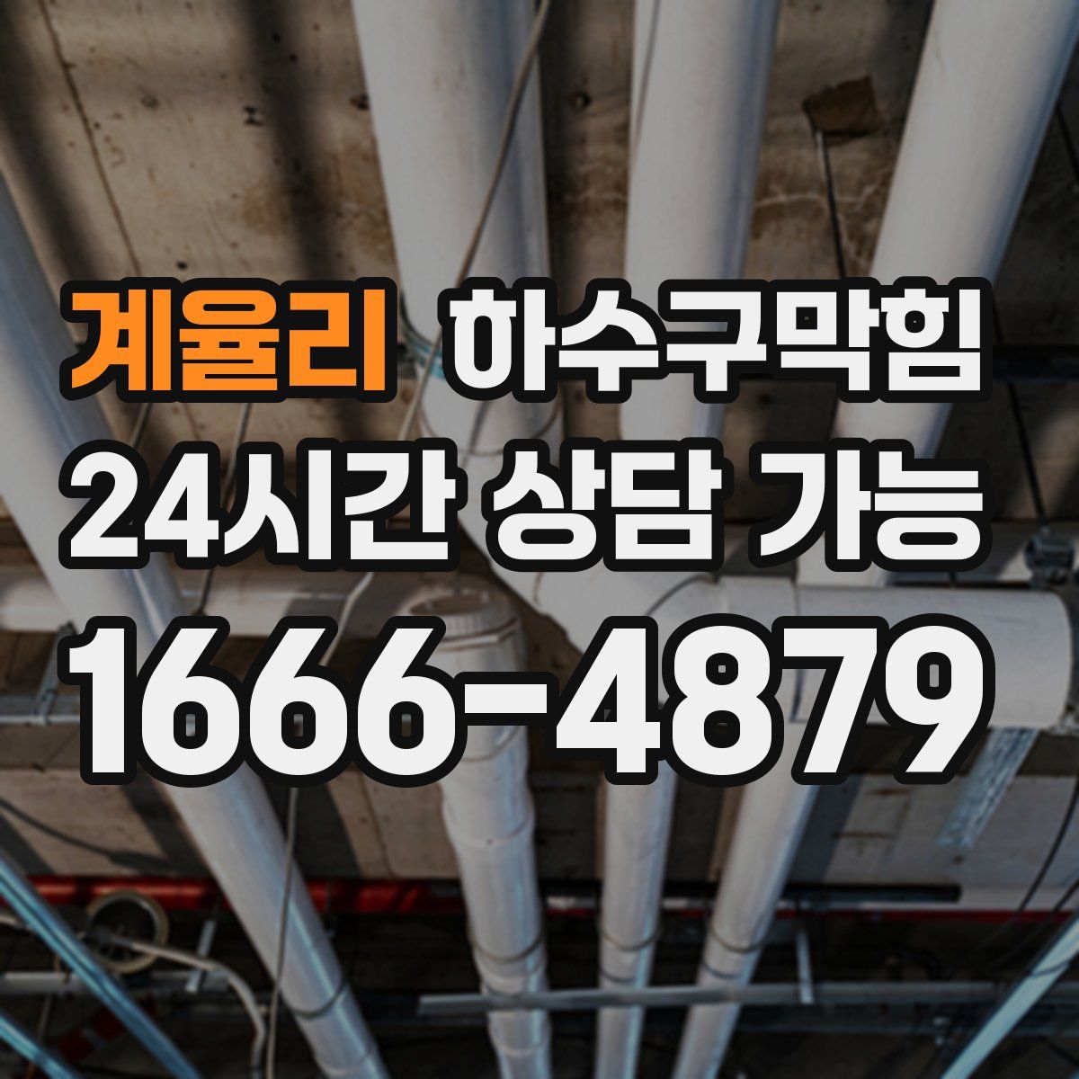 계율리 하수구막힘