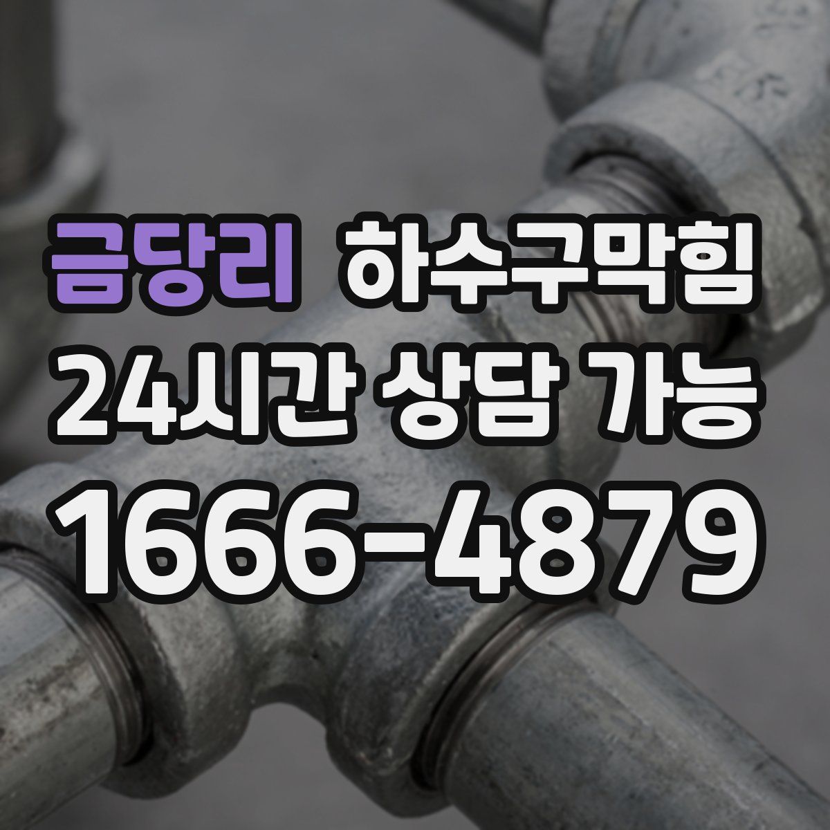 금당리 하수구막힘