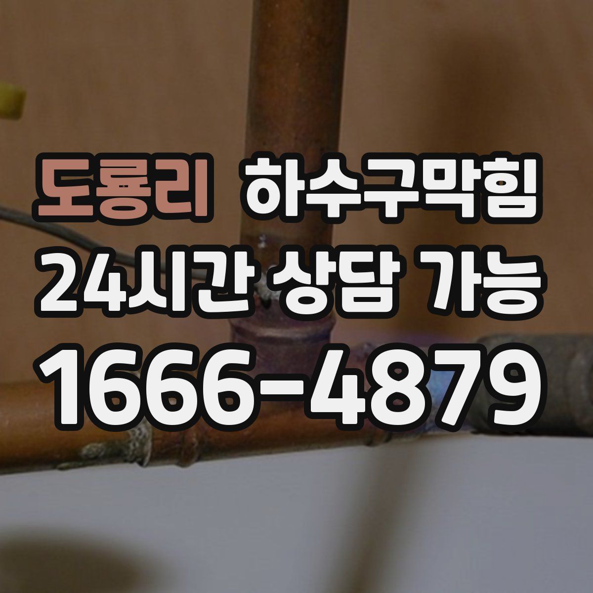 도룡리 하수구막힘