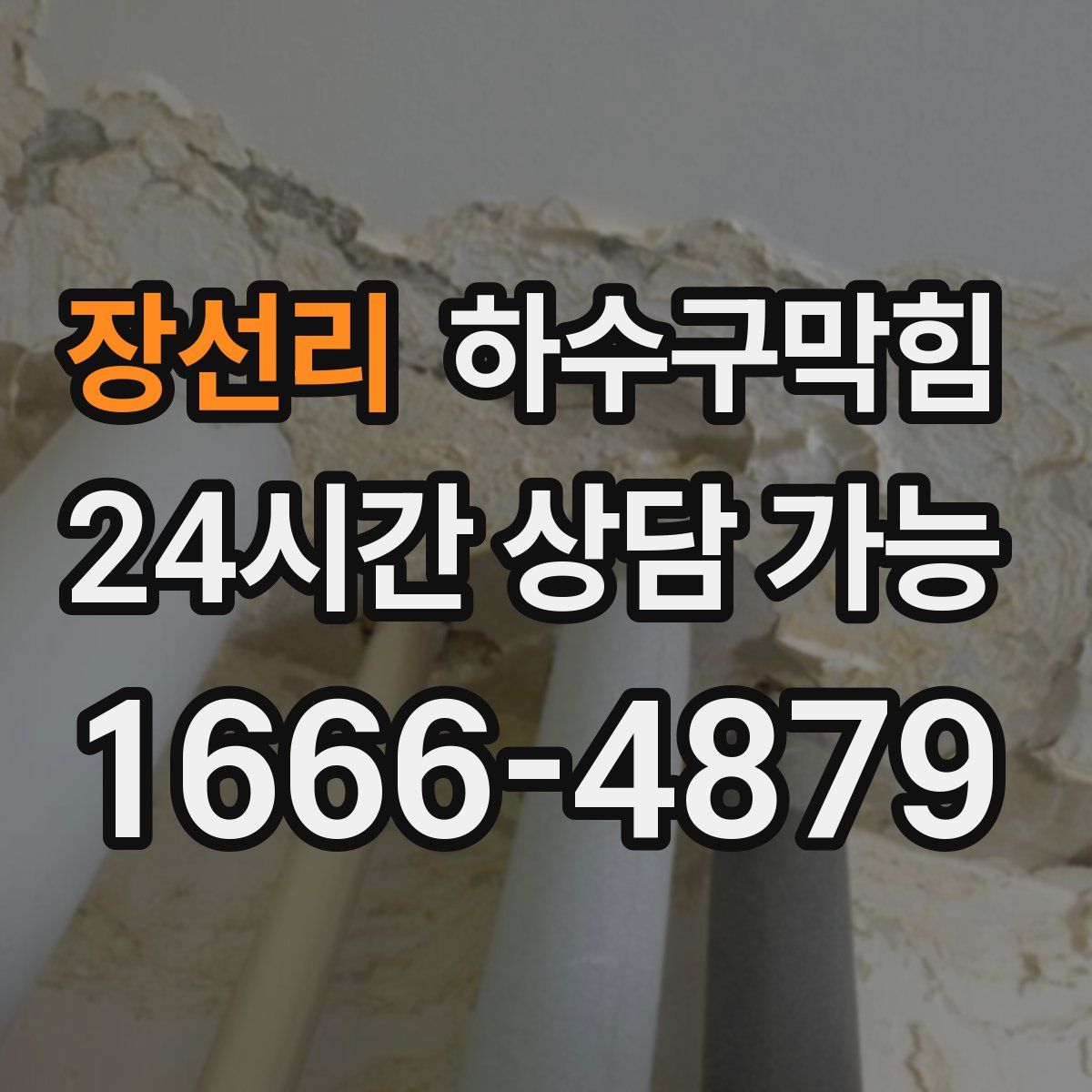 장선리 하수구막힘