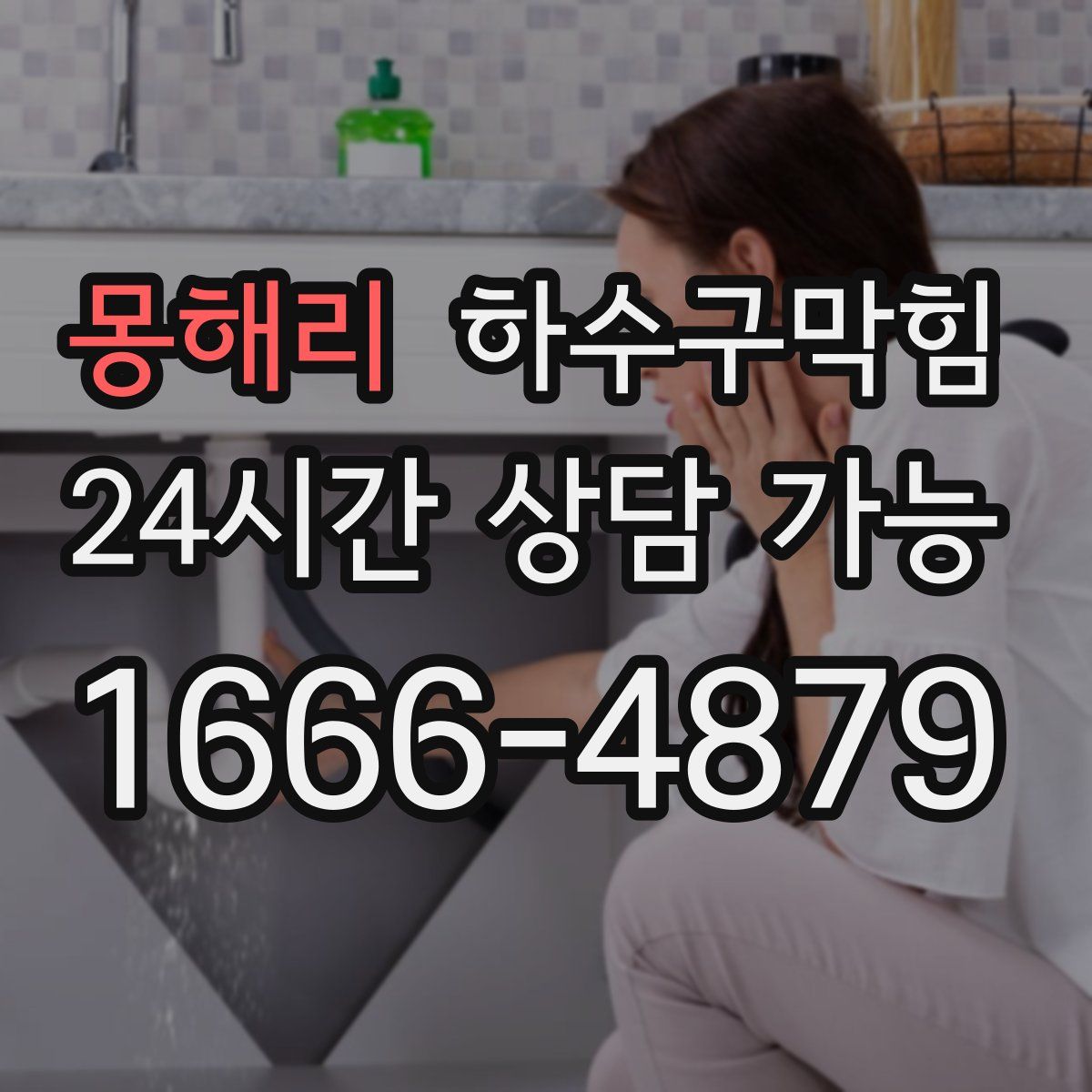 몽해리 하수구막힘